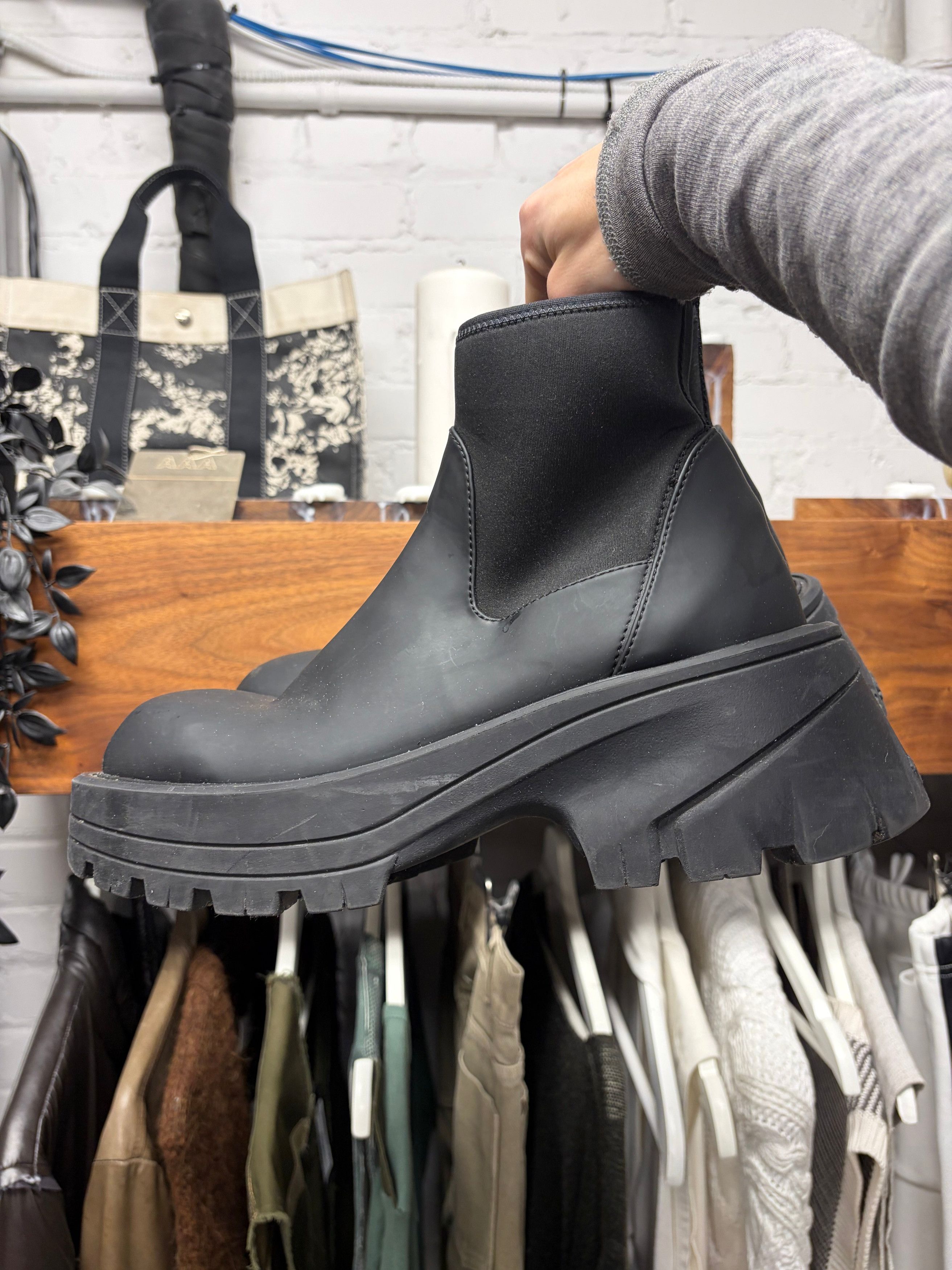 RARE spidi x Alyx moto leather boots Alyx Alyx Spidi Moto Boots | Grailed main image 2