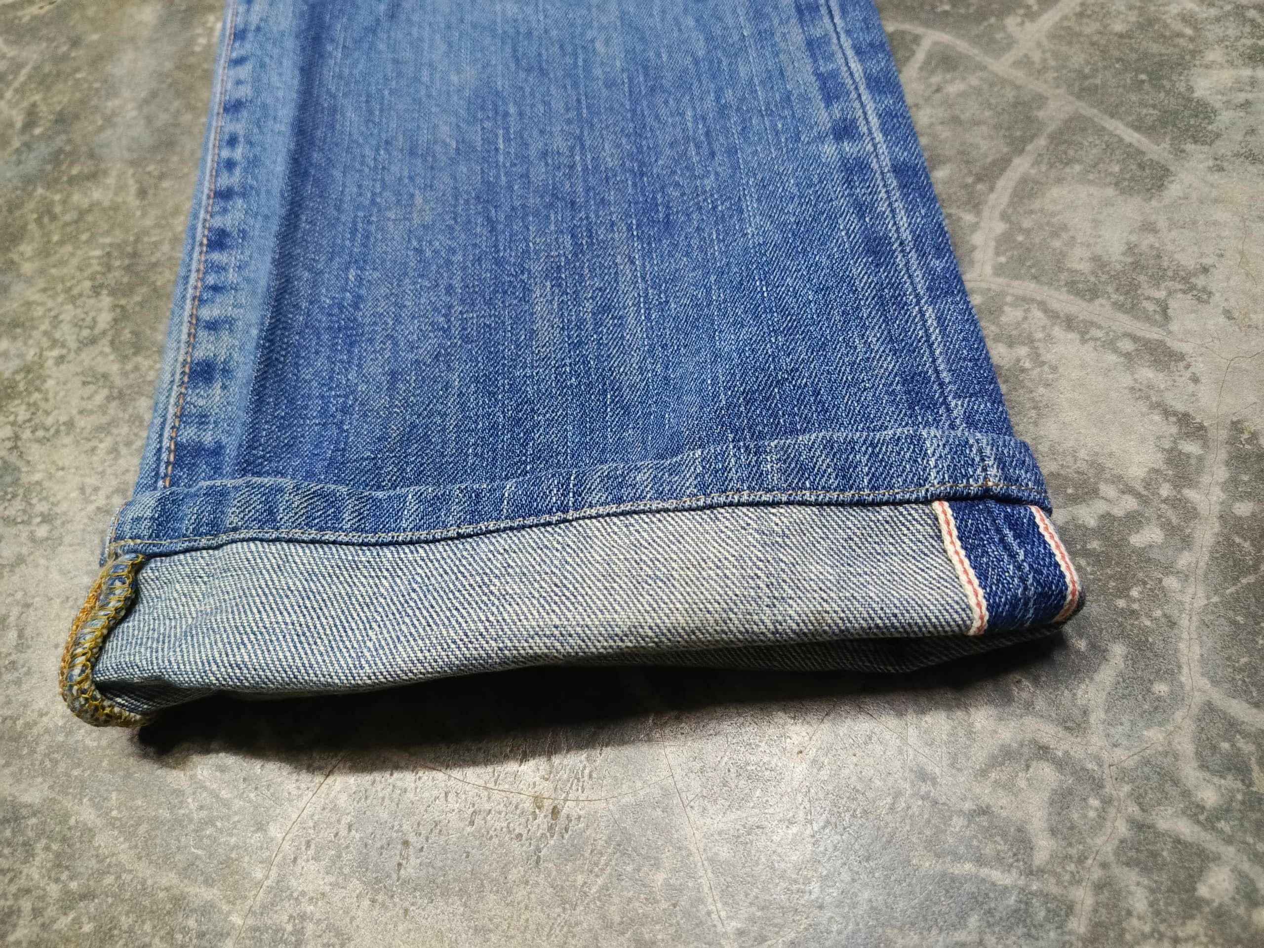Tornado Mart Vintage edwin distressed 505XX selvedge jeans Size US 32 / EU 48 - 16 Thumbnail