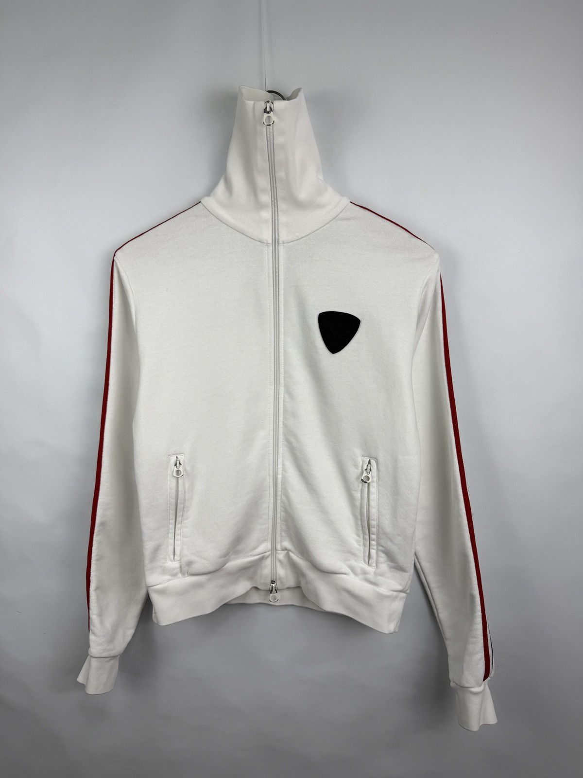 Rossignol 🇫🇷 Rossignol Roll Neck Track Jacket Tricolor Stripe Ski Rare Size XS / US 0-2 / IT 36-38 - 13 Thumbnail