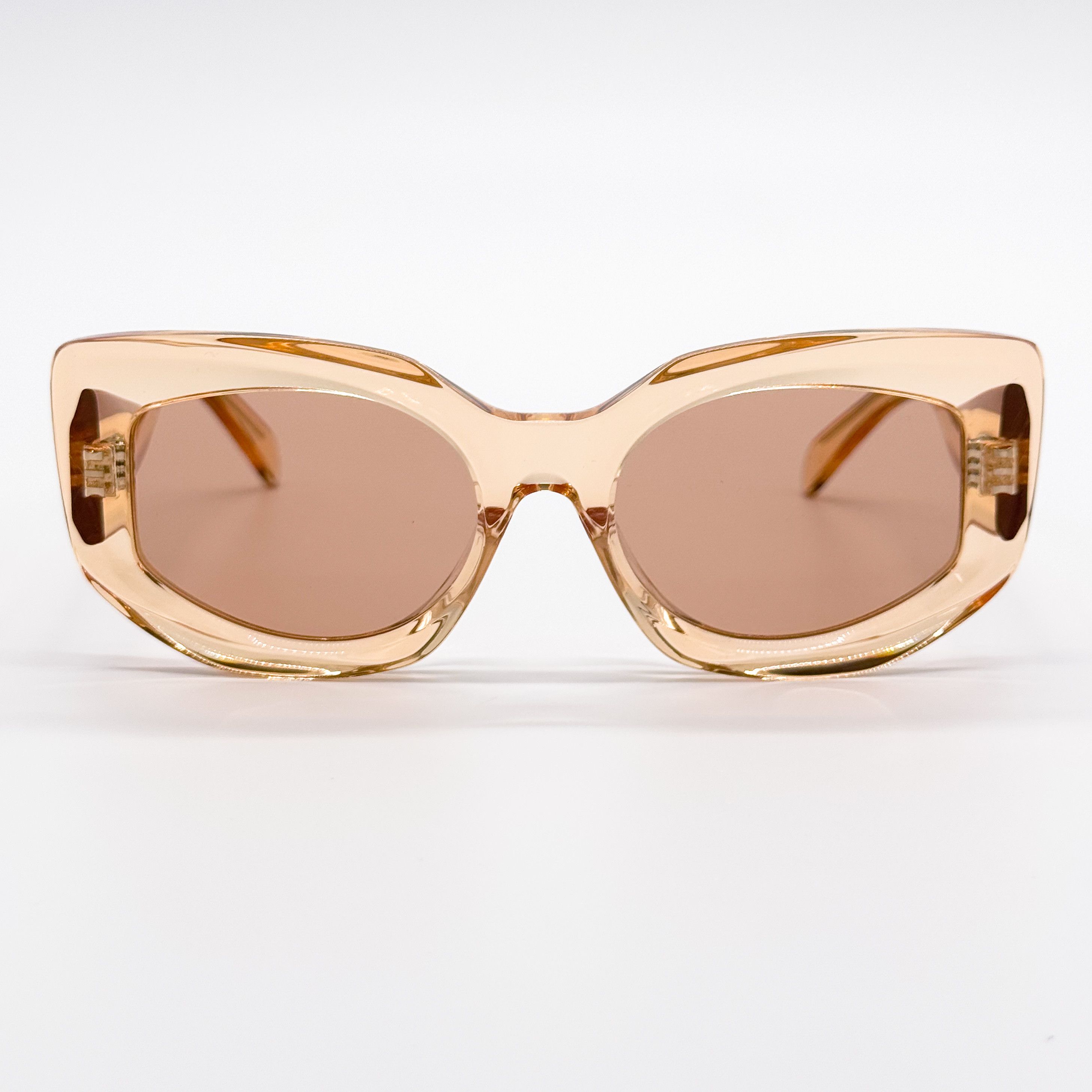 Celine NEW CELINE CL40277F 42J WOMEN ORANGE BROWN SUNGLASSES CELINE Size ONE SIZE - 3 Thumbnail