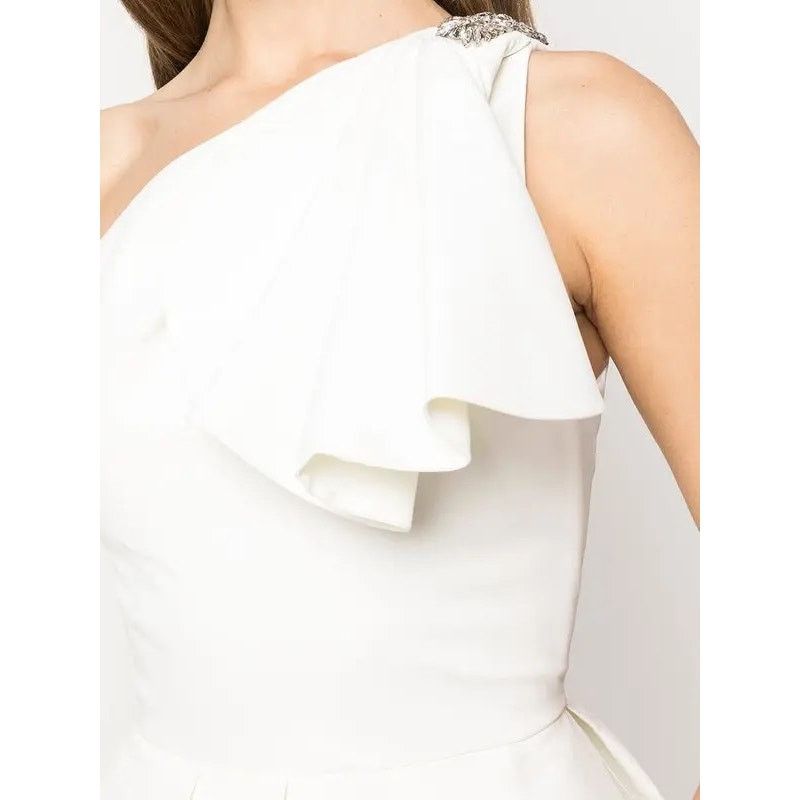 Sachin & Babi Sachin & Babi Martina One-Shoulder Gown Wedding Dress size 8 Size M / US 6-8 / IT 42-44 - 16 Thumbnail