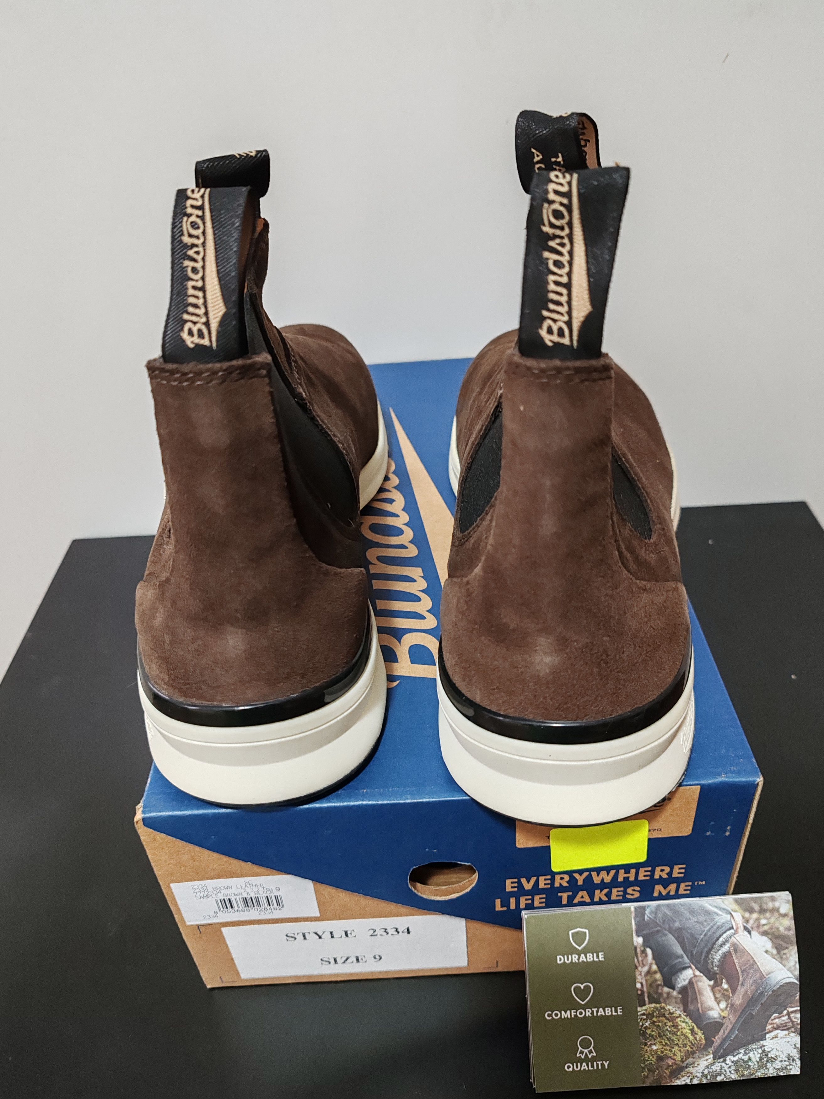 Blundstone Botte Blundstone Active Brown Leather #2334 Poudré Tg:43 Size US 10.5 / EU 43-44 - 2 Thumbnail
