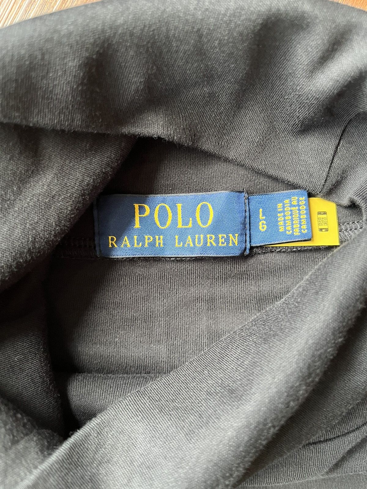 Polo Ralph Lauren BLACK TURTLE NECK POLO Size US L / EU 52-54 / 3 - 3 Thumbnail