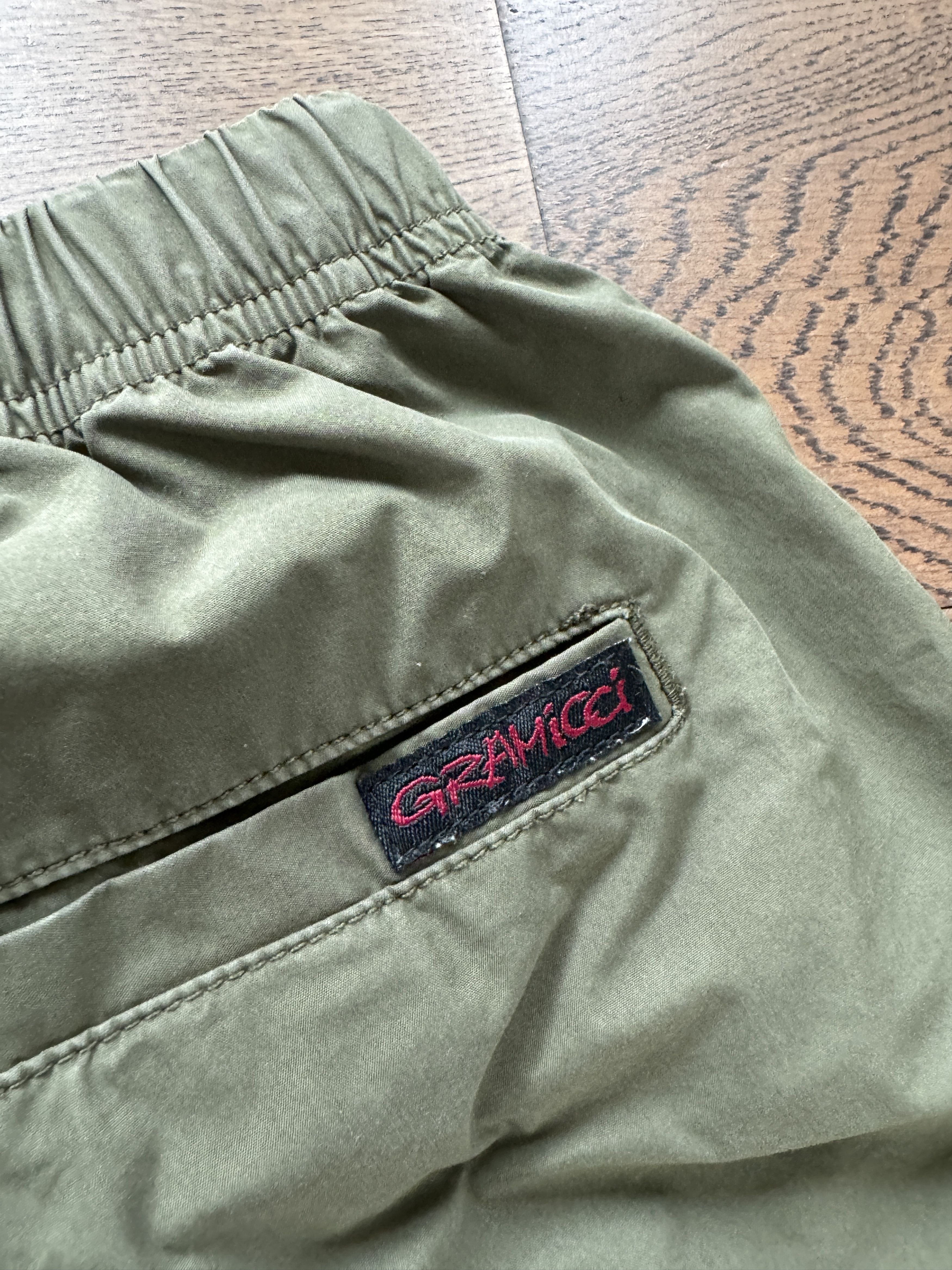 Gramicci Gramicci USA Mens Military Army Green Density Stretch Shorts Size US 30 / EU 46 - 3 Thumbnail