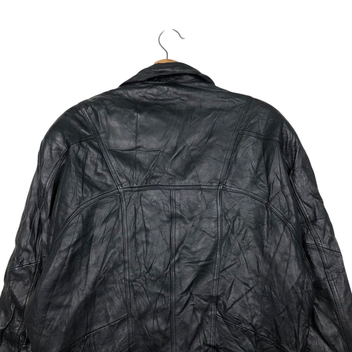 Japanese Brand 📌Vintage Chore Leather Jacket Elcoint Issey Miyake Size US M / EU 48-50 / 2 - 10 Thumbnail