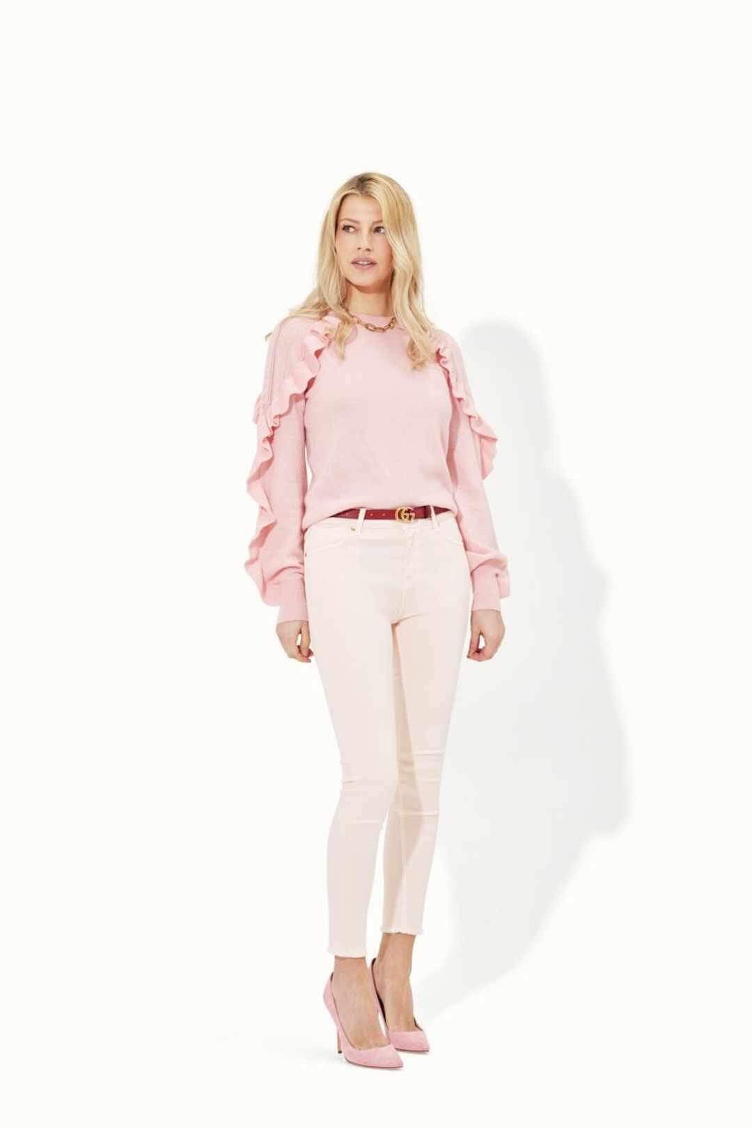 Other Donna Ida Devil's In The Detail Pink Cashmere Sweater M Size M / US 6-8 / IT 42-44 - 1 Thumbnail