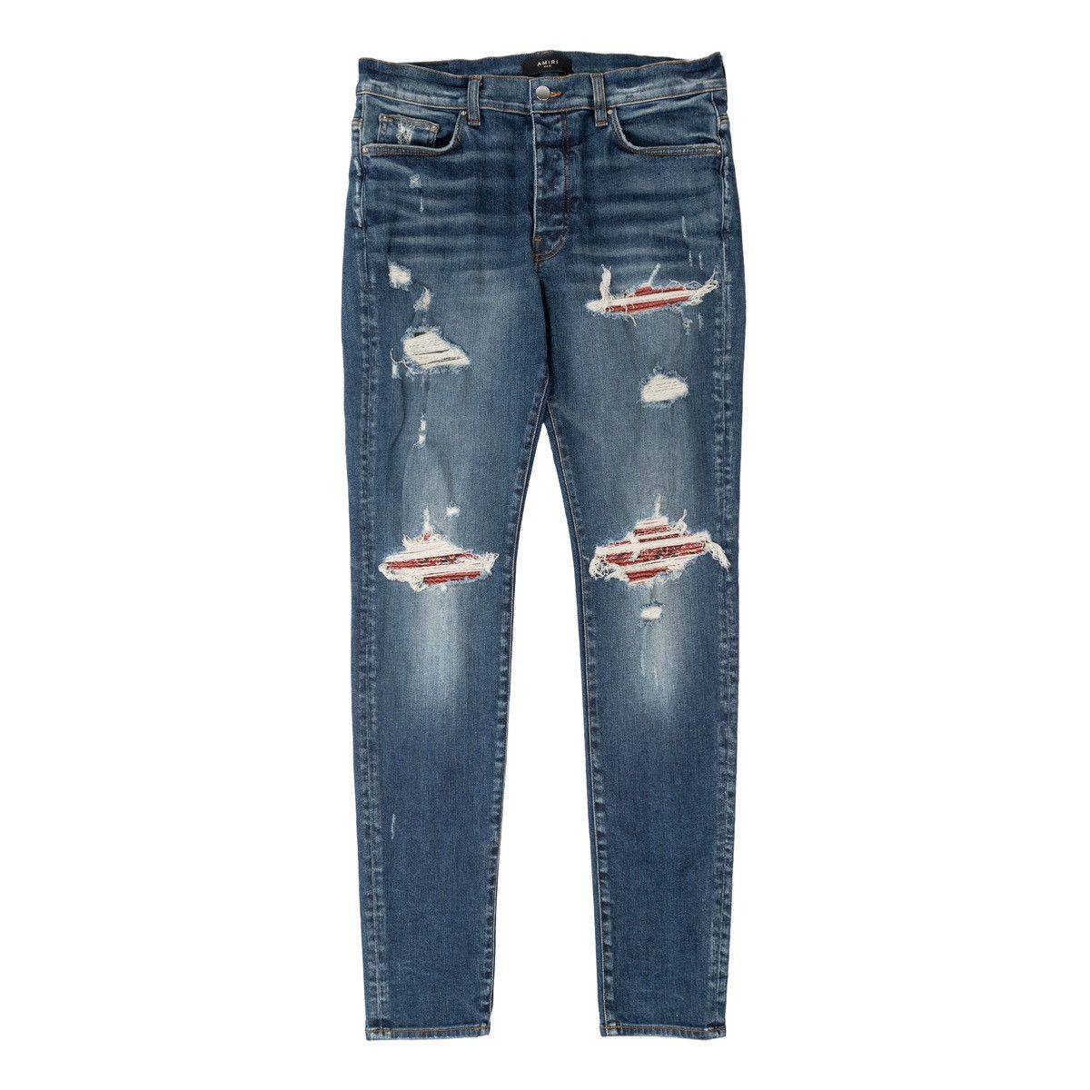 Amiri Amiri MX1 Jeans Deep Classic Indigo Black Patch Size 30 