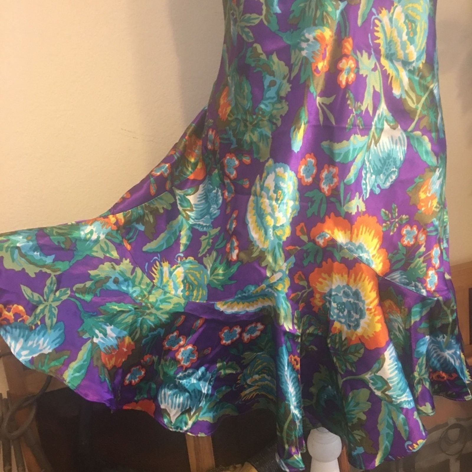 Victoria's Secret Vintage 80s Victoria’s Secret gold label satin chemise Size ONE SIZE - 3 Thumbnail