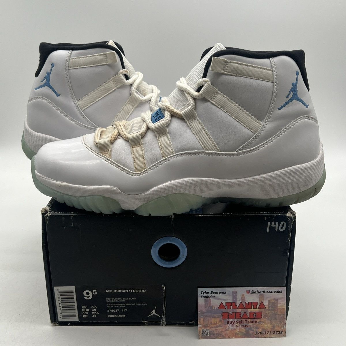 Jordan Brand Air Jordan 11 legend blue Size US 9.5 / EU 42-43 - 1 Thumbnail