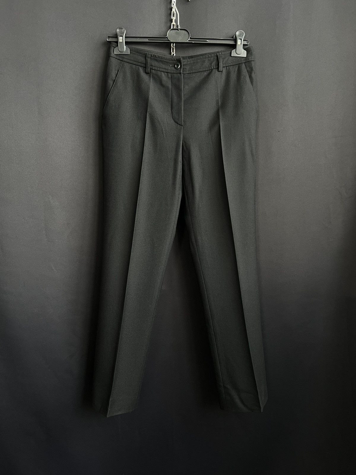Miu Miu Miu Miu Prada Wool Pants Black Size It 40 Size 27" / US 4 / IT 40 - 1 Thumbnail