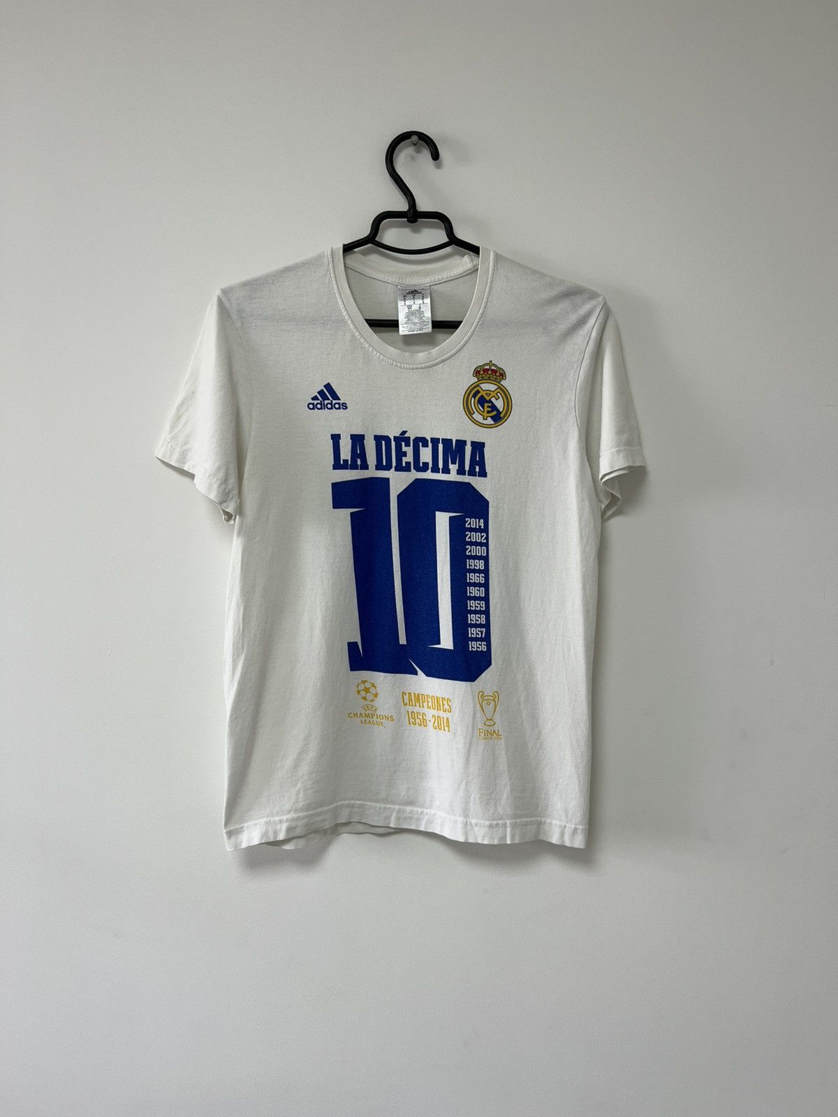Adidas Real Madrid UCL Champions La Decima Training Adidas T shirt Size US S / EU 44-46 / 1 - 1 Thumbnail