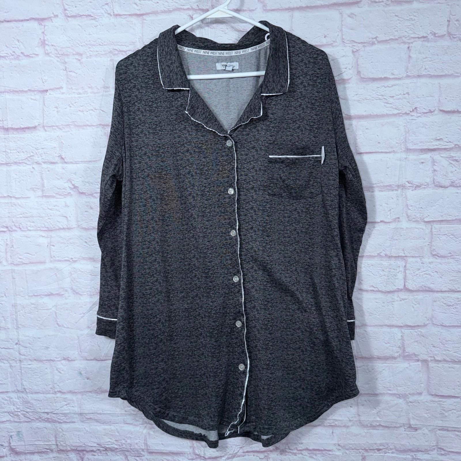Nine West Nine West Medium Sleepwear Pajama Top Size ONE SIZE - 1 Thumbnail