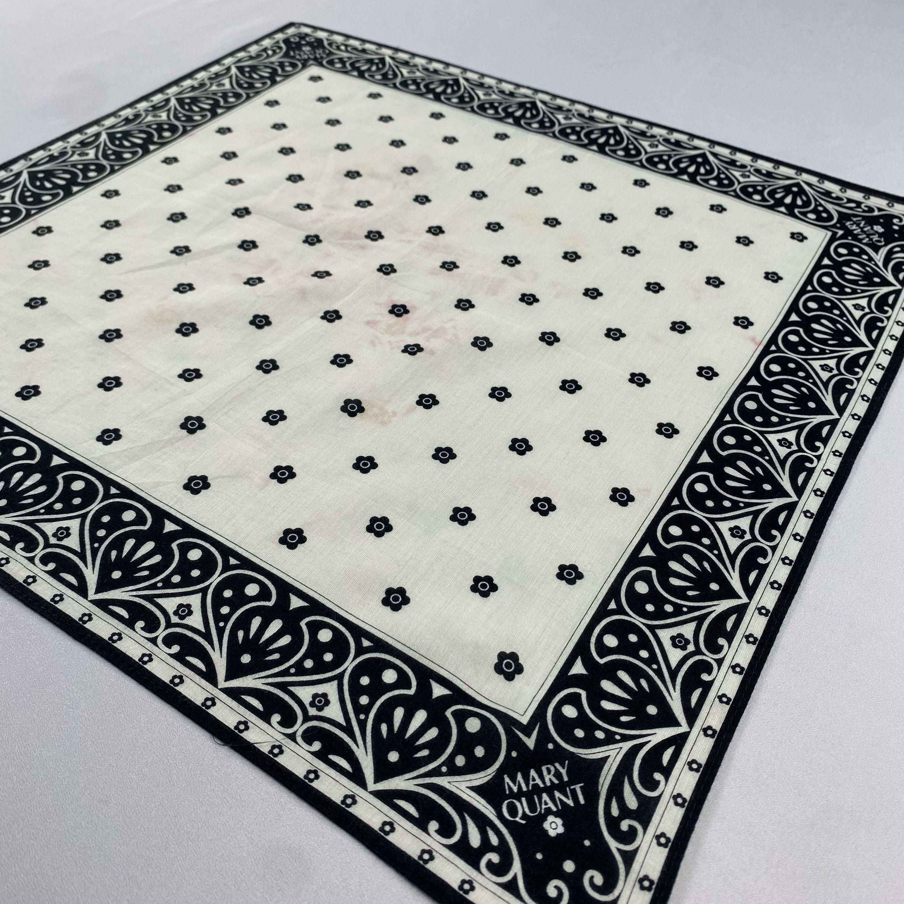 Vintage Vintage Mary Quant Bandana/ Handkerchief / Neckerchief-P554 Size ONE SIZE - 2 Thumbnail