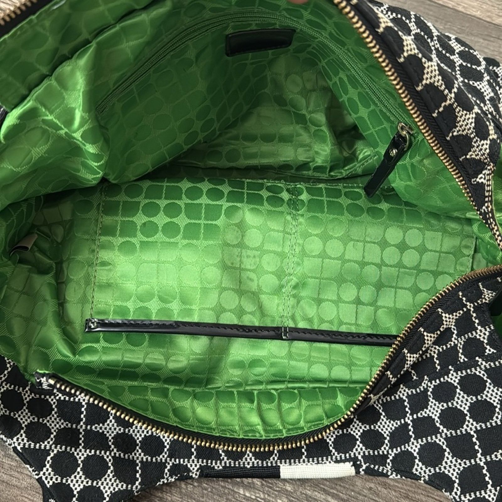 Kate Spade Kate Spade Stevie Classic Noel Black Y2K Bag Size ONE SIZE - 9 Thumbnail