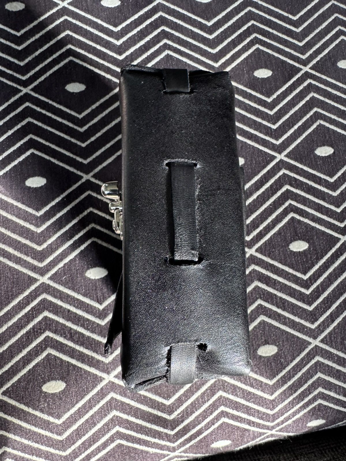 Other Handmade black leather belt bag holds essentials Size ONE SIZE - 8 Thumbnail