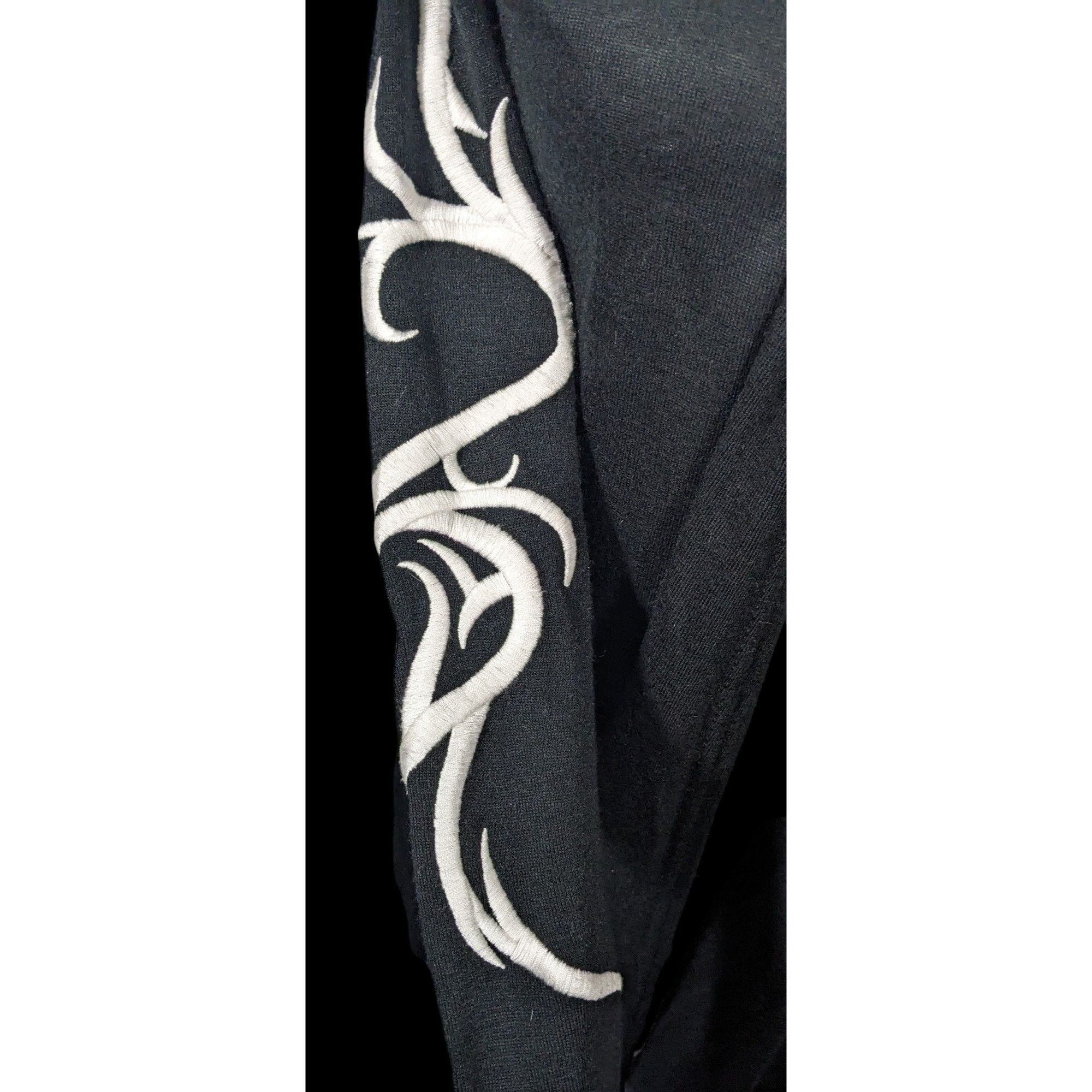 Other Angeni Contrast Stich Tribal Embroidered Gothic Cardigan Siz Size M / US 6-8 / IT 42-44 - 3 Thumbnail