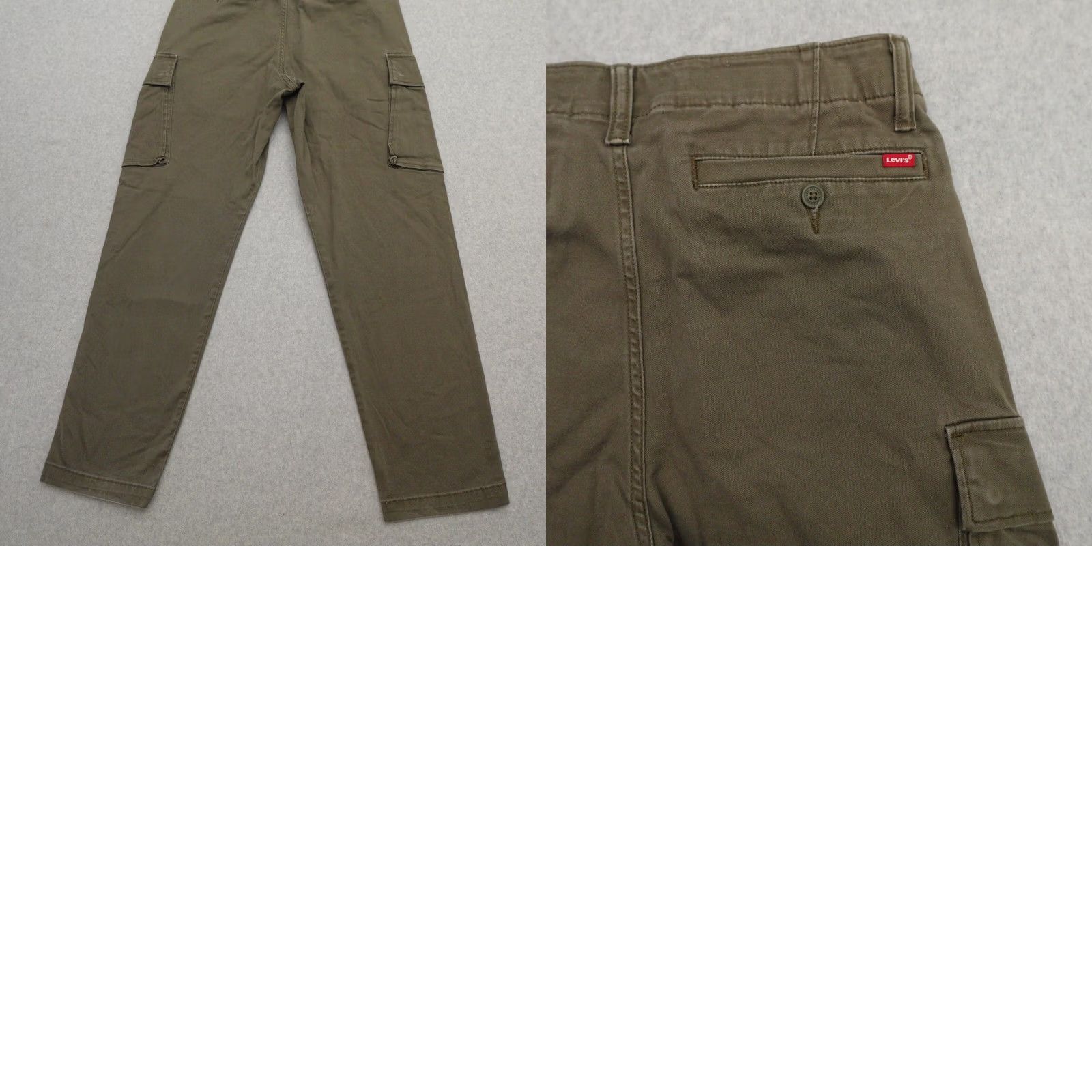 Levi's LEVI’S XX CARGO Mens Small (31X30) Green Tapered Pants with Side Pockets Vintage? Size US 31 - 10 Thumbnail
