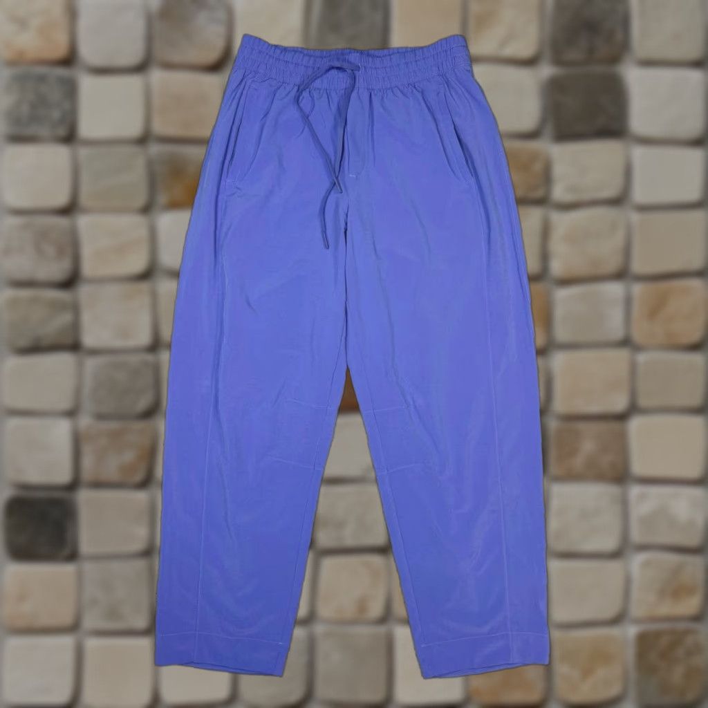 Athleta Athleta Pants Womens 4 Purple Blue Straight Leg Drawstring Crop – Athleisure, Activewear, Cropped, Walking, Regular Size 4, Purple, Womens Size 27" / US 4 / IT 40 - 1 Thumbnail
