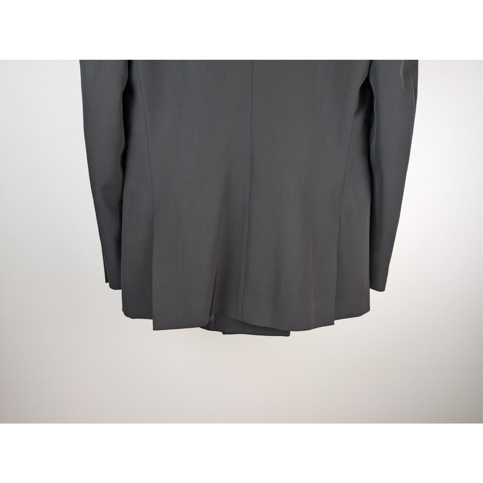 Balenciaga o1rshd1 Wool Barathea Shrunk DB Blazer / Jacket in Black Size US M / EU 48-50 / 2 - 13 Thumbnail