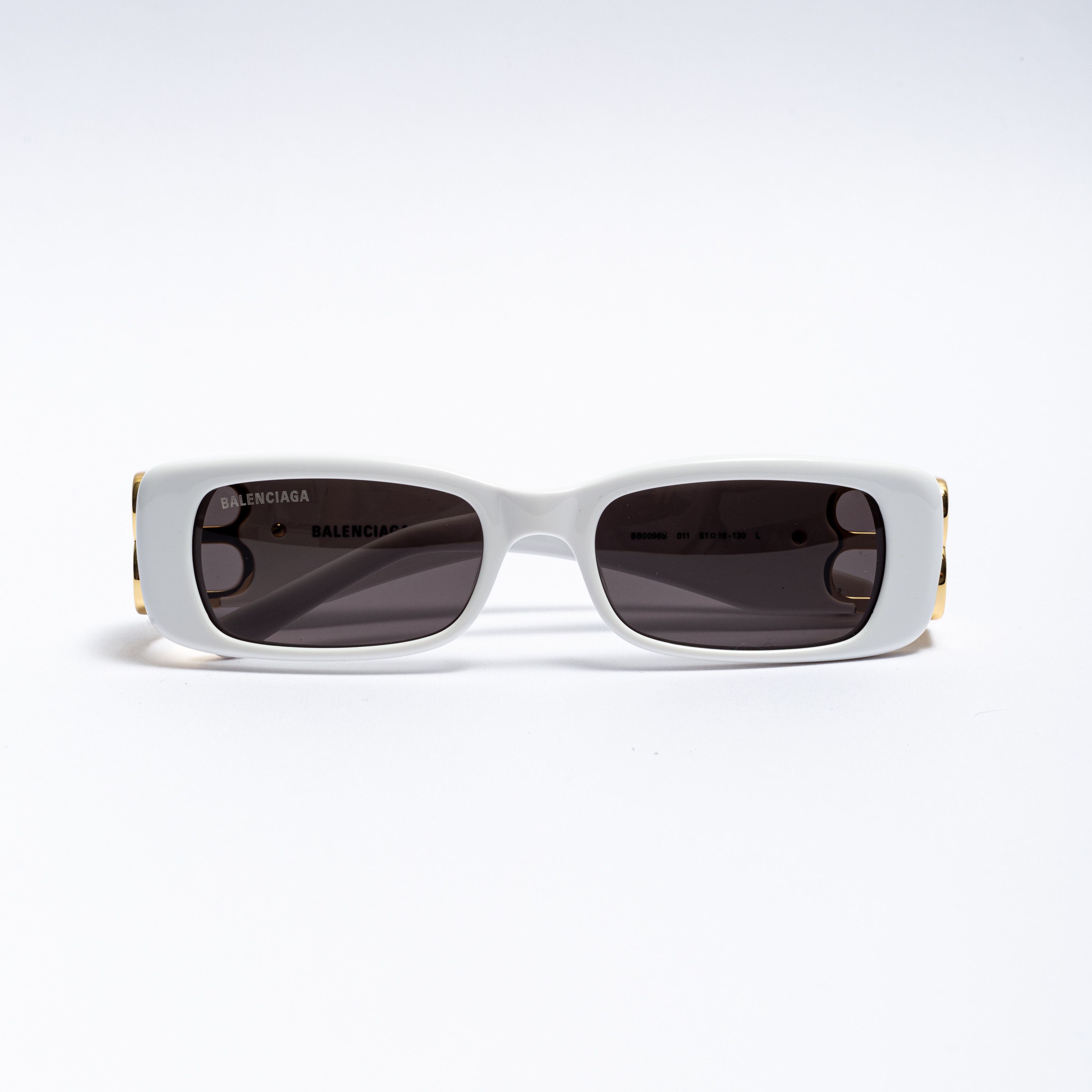 Balenciaga BALENCIAGA BB0096S 011 Dynasty Sunglasses WHITE Size ONE SIZE - 7 Thumbnail
