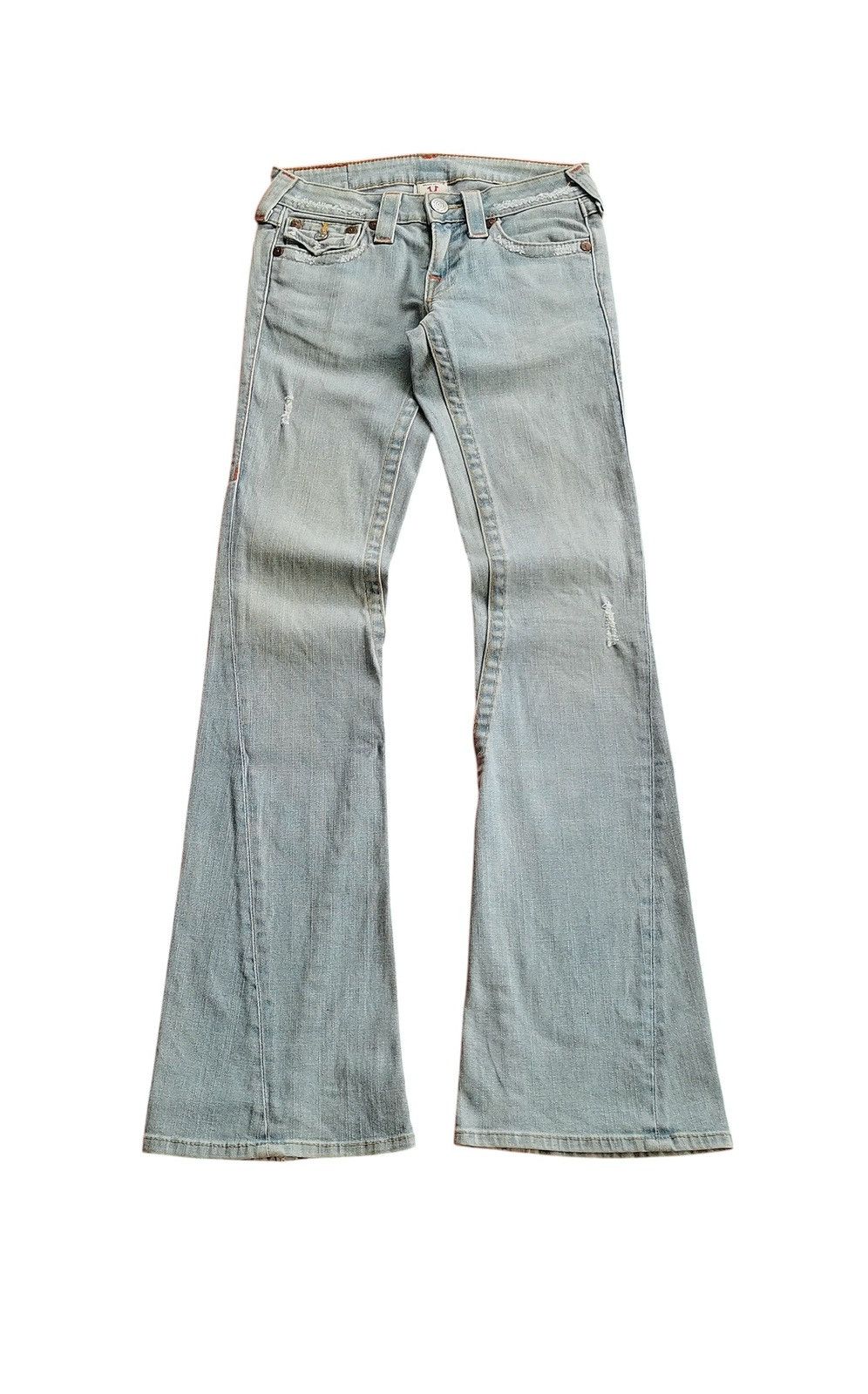 True Religion Rare True Religion Low Rise Flared Jeans Made in USA 26" Size 26" / US 2 / IT 38 - 2 Thumbnail