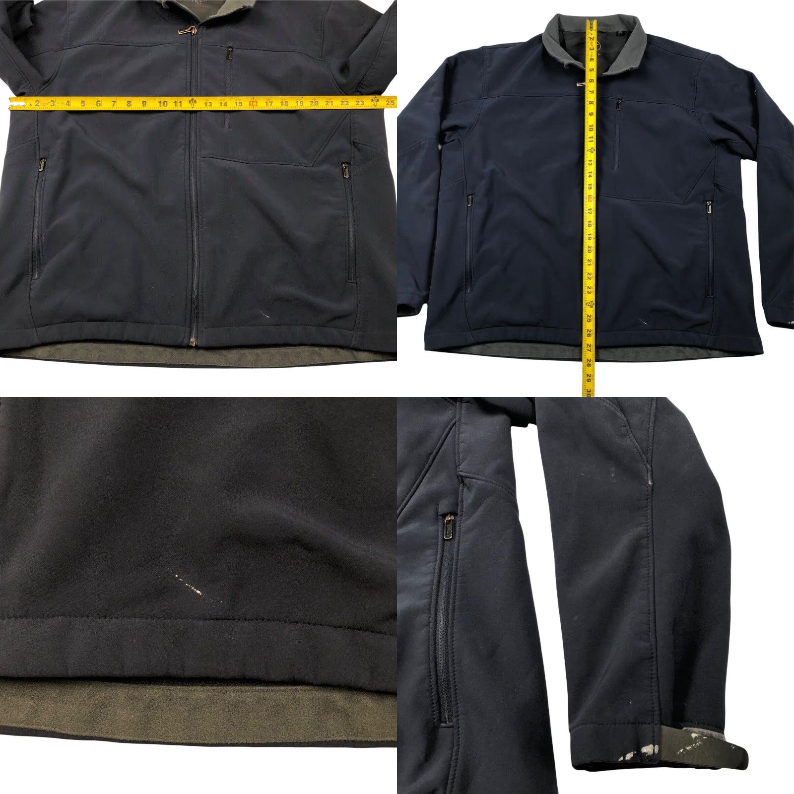 Tumi TUMI Tech Men’s Jacket XL Navy Gray Full Zip Insulated Waterproof Pockets Size US XL / EU 56 / 4 - 8 Thumbnail