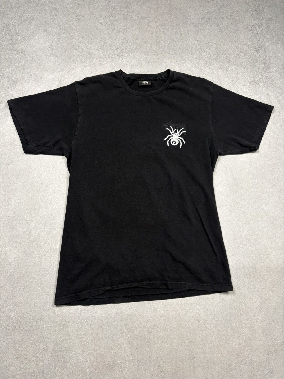 Stussy Stussy 8 Ball Spider T Shirt Black Graphic Vintage Tee M Y2K Size US M / EU 48-50 / 2 - 2 Thumbnail