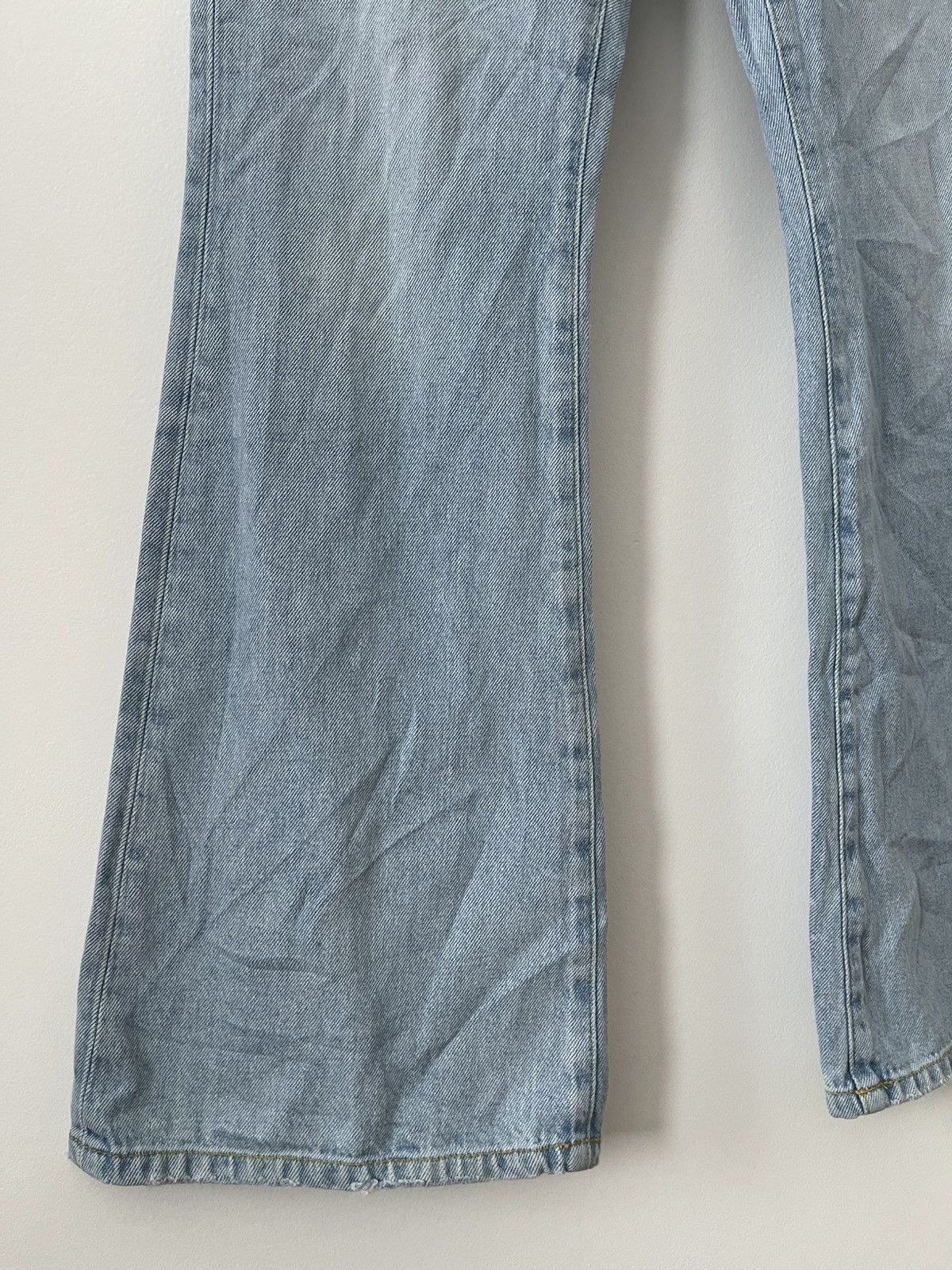 Fiorucci Rare Vintage FIORUCCI Button Fly Flare Bootcut Size US 26 / EU 42 - 9 Thumbnail