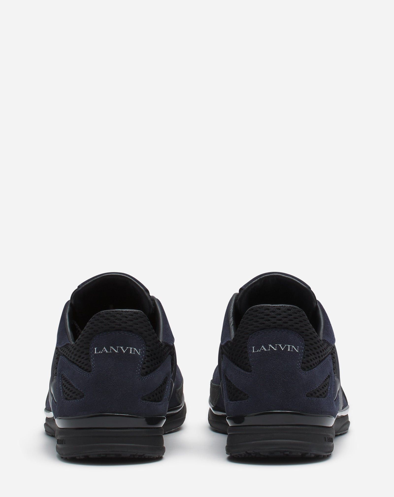Lanvin o1w1db10226 Meteor Sneakers in Mesh And Suede Size US 12 / EU 45 - 6 Thumbnail