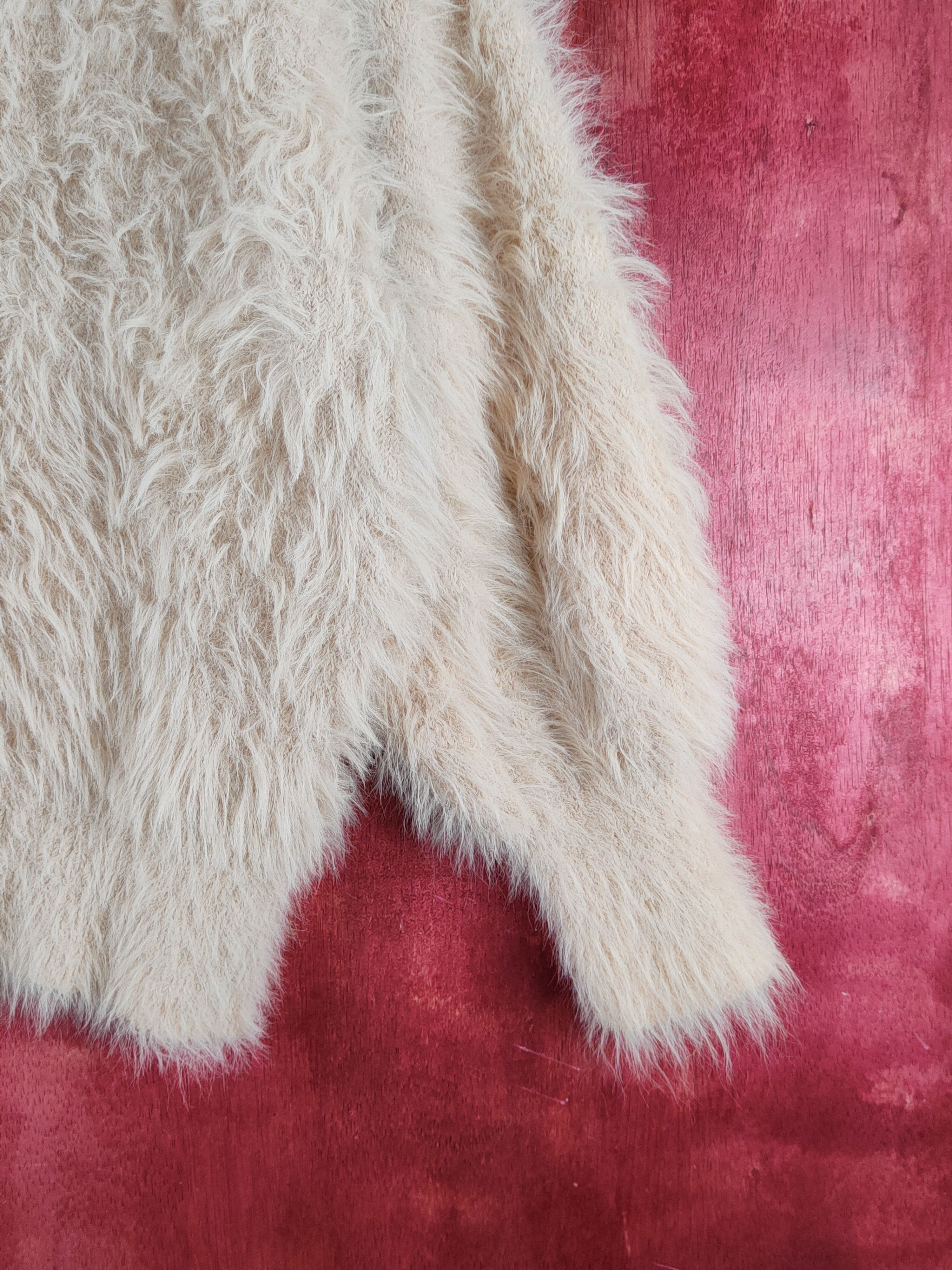 Japanese Brand Nano&co Peach Shag Shaggy Fur Mohair Knitwear #S2231 Size M / US 6-8 / IT 42-44 - 6 Thumbnail