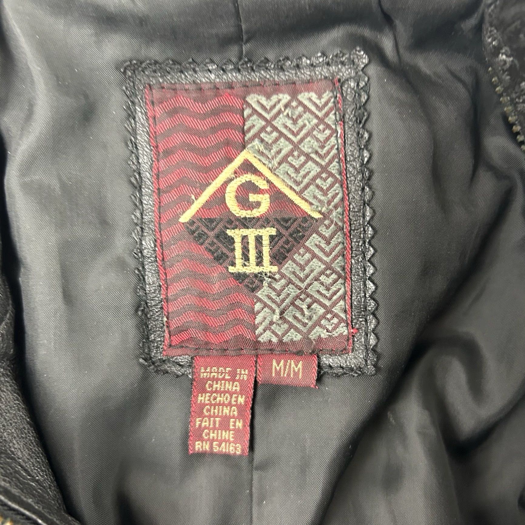 Vintage VINTAGE Global Identity G III Black Leather Jacket Coat Hood Embroidered Paisley Med Women Jacket Overcoat Size M / US 6-8 / IT 42-44 - 3 Thumbnail