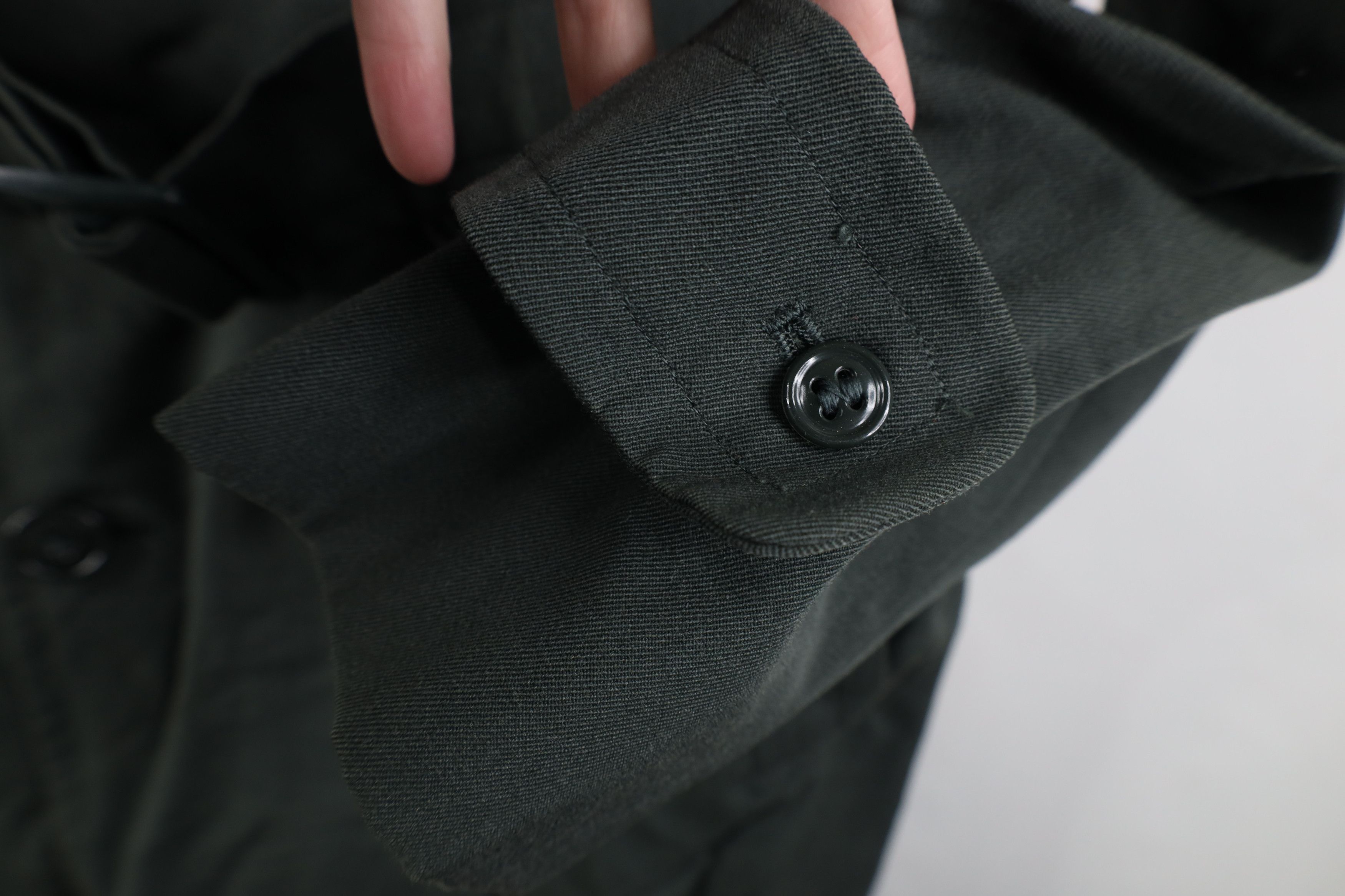 Vintage Vintage 70s Vietnam War Gabardine Overcoat with Liner AG44 Size US M / EU 48-50 / 2 - 6 Thumbnail