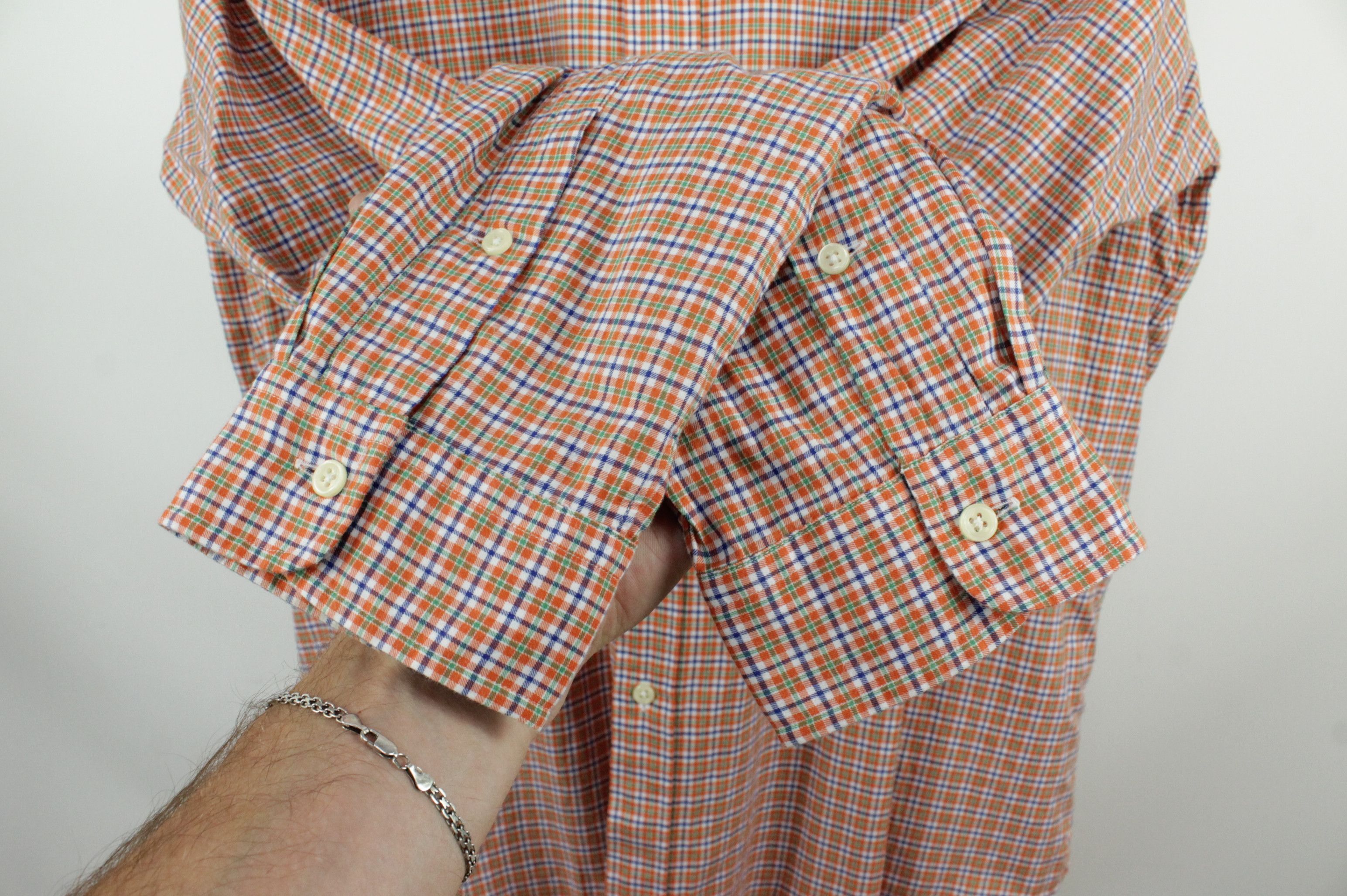 Ralph Lauren Ralph Lauren Light Soft Cotton Multi Checked Casual Shirt Size US XL / EU 56 / 4 - 5 Thumbnail