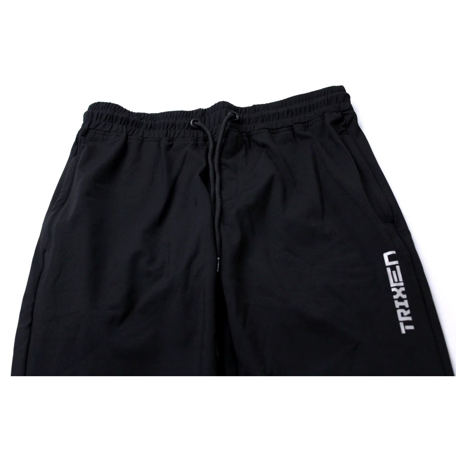 Vintage Trixen Women's Jogger BL1 Black Small NWT Athletic Turbo Flex Drawstring Pants Size 28" / US 6 / IT 42 - 2 Thumbnail