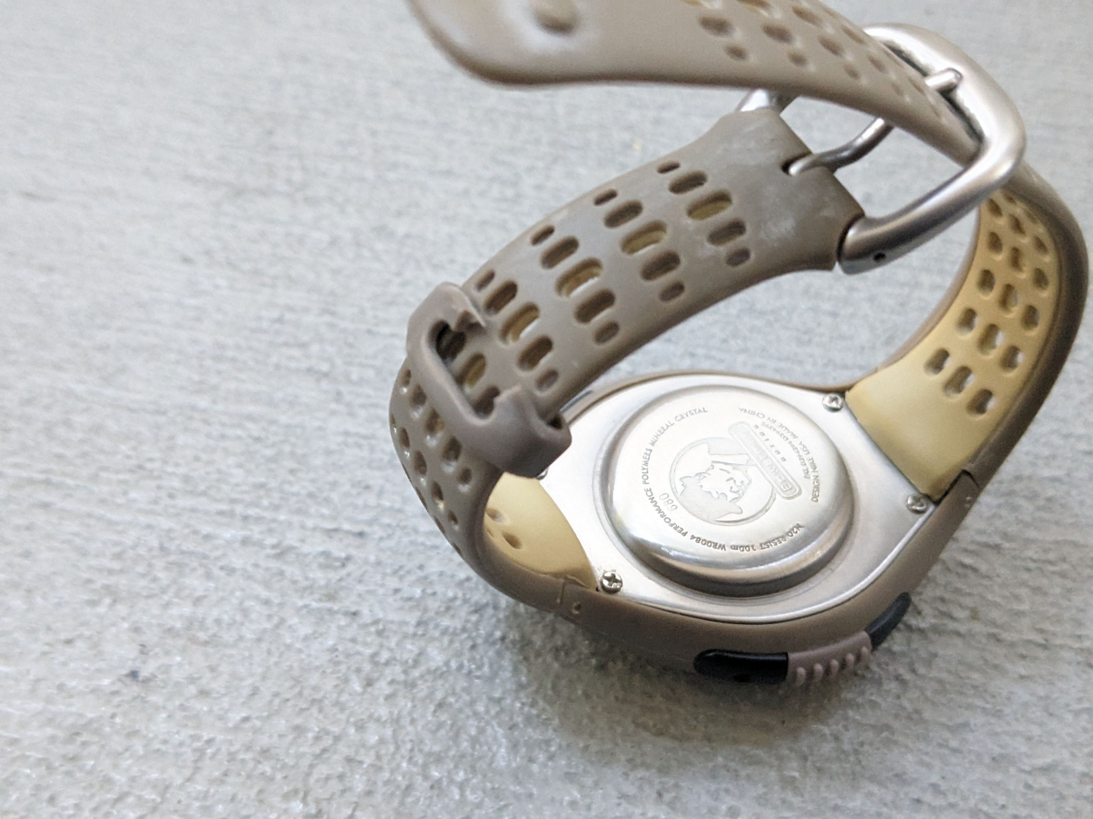 Nike × Vintage Vintage Nike Watch Gold Gray Rubber Digital Size ONE SIZE - 8 Thumbnail