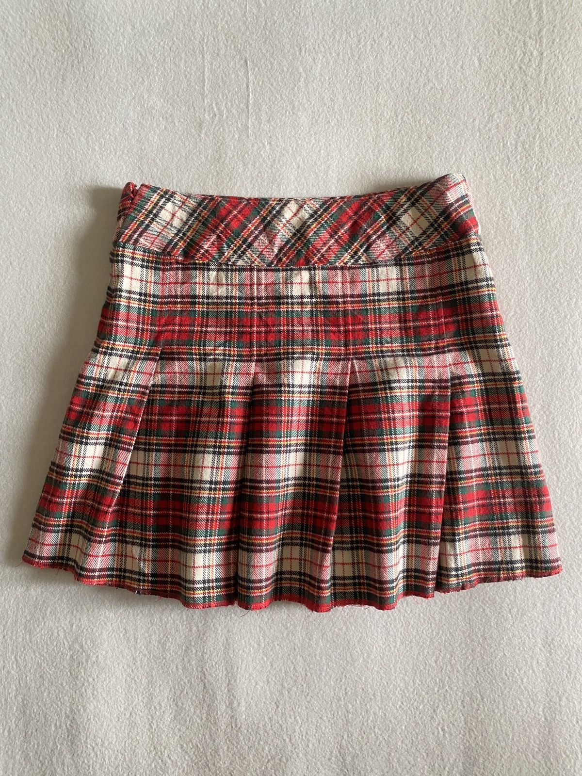 Polo Ralph Lauren Y2K Vintage Cute Sexy Plaid Ralph Lauren Mini Skirt Size 25" / US 0 / IT 36 - 3 Thumbnail