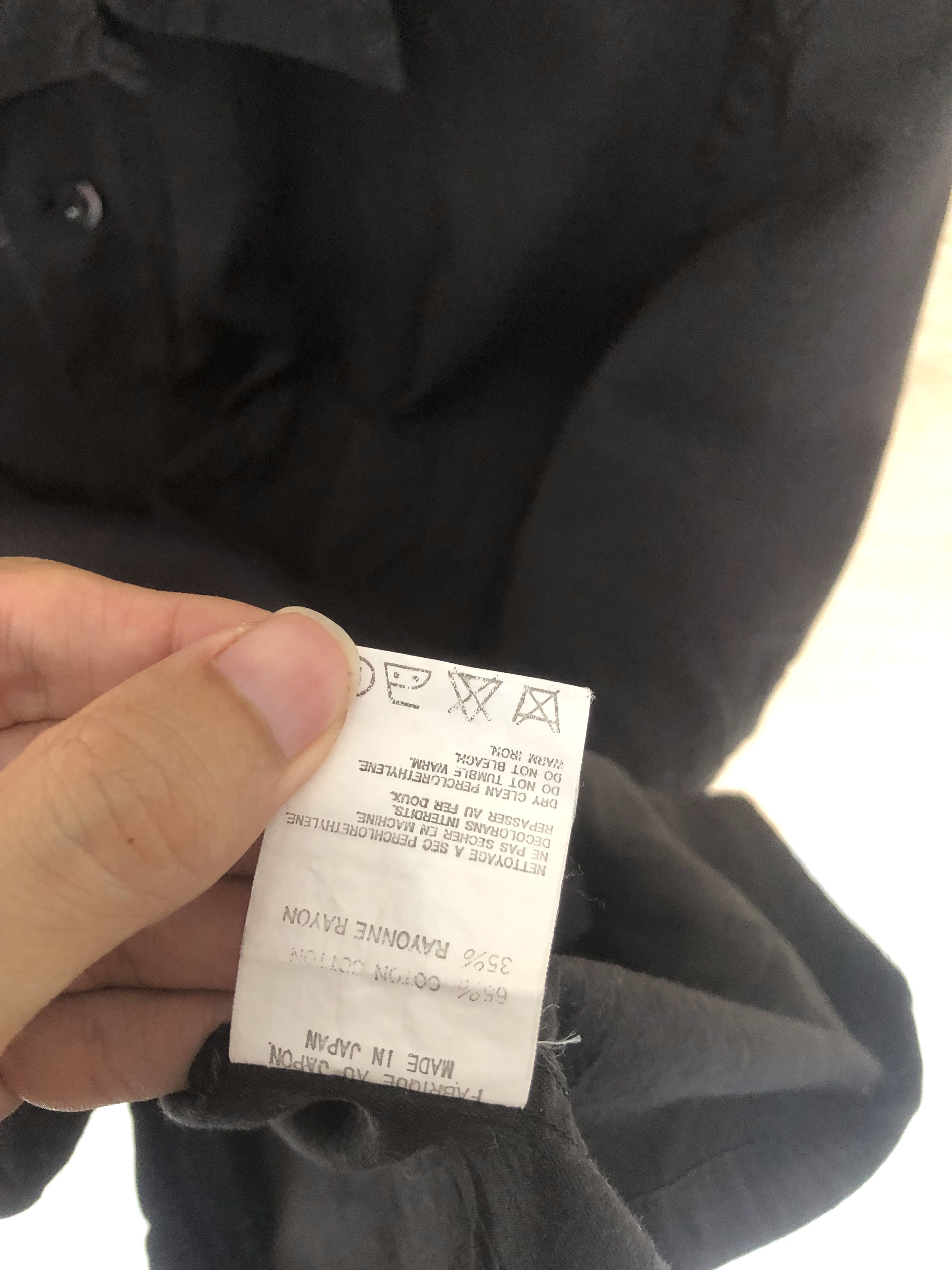 Y's for Men black camp shirt Size US S / EU 44-46 / 1 - 5 Thumbnail