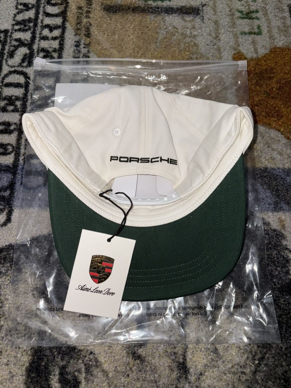 Aime Leon Dore × Porsche Design ALD / Porsche Colorblock Logo Hat Size ONE SIZE - 3 Thumbnail