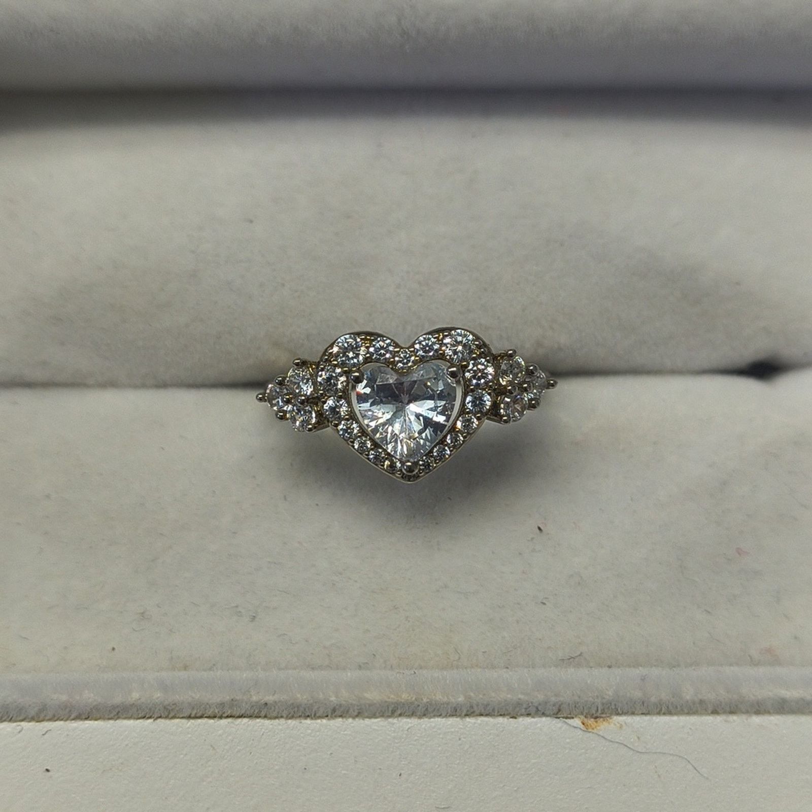 Nordstrom Nordstrom Julianna B 925 Created Moissanite Heart Size 6 Size ONE SIZE - 4 Thumbnail