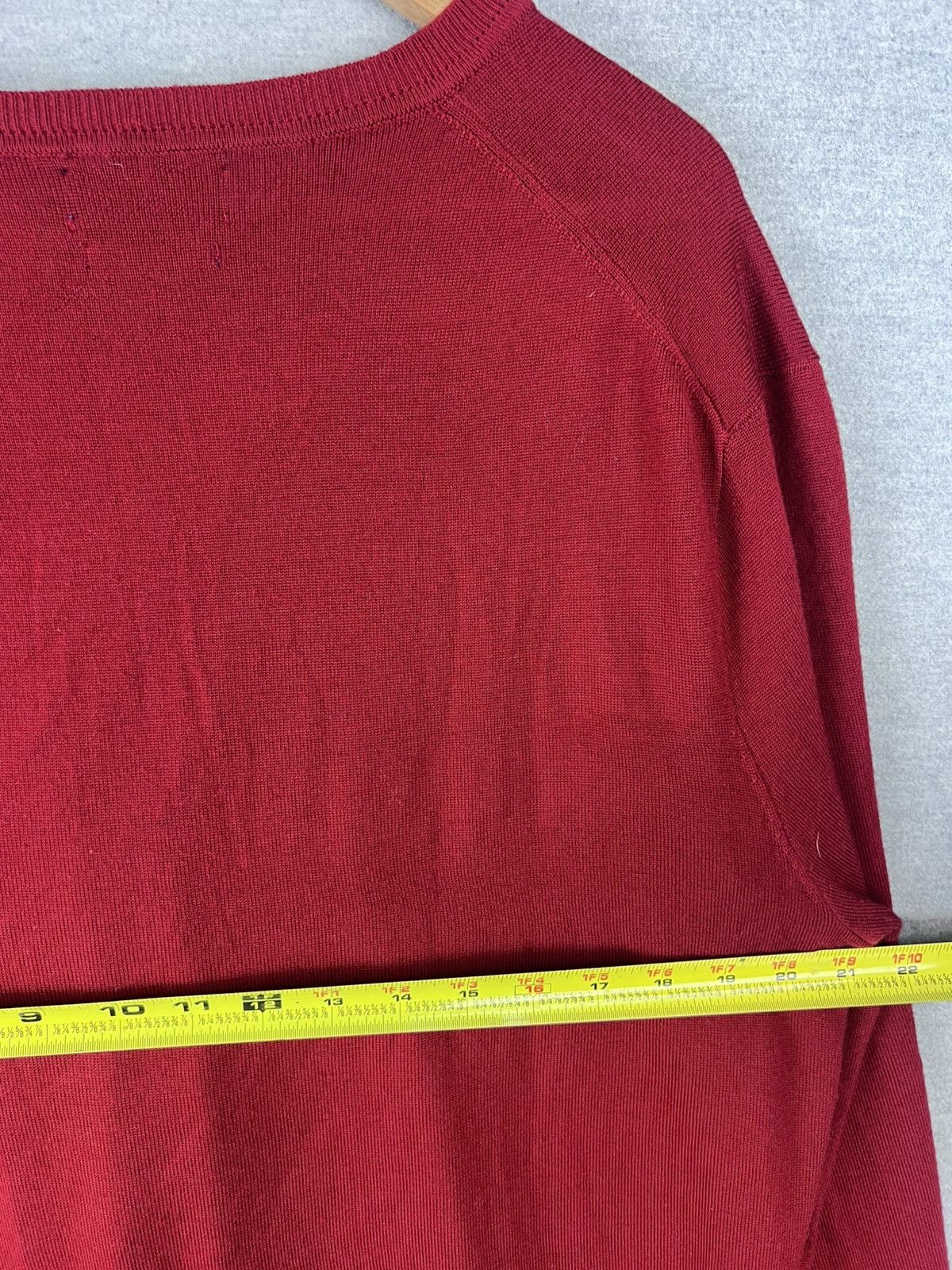 Polo Ralph Lauren × Vintage POLO RALPH LAUREN Red Crew Neck Sweater XXL Washable Merino Size US XXL / EU 58 / 5 - 6 Thumbnail