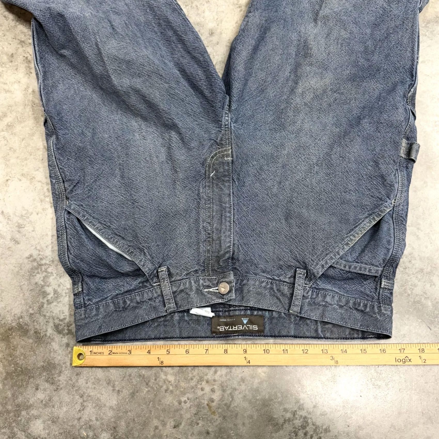 Levi's VINTAGE Levi's Silvertab Jeans Mens 33x32 Blue Relaxed Straight Carpenter Denim Jeans Size US 33 - 7 Thumbnail