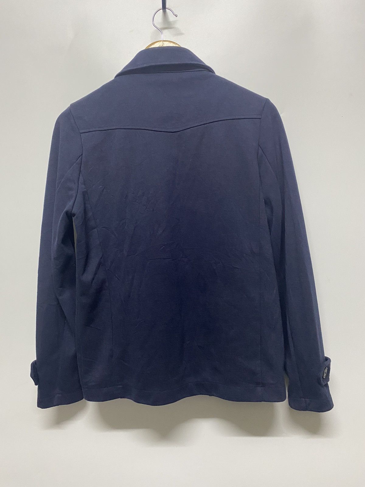If Six Was Nine × Japanese Brand × semanticdesign Japanese Brand Semantic Design Cotton Peacoat Jacket Size US M / EU 48-50 / 2 - 2 Thumbnail
