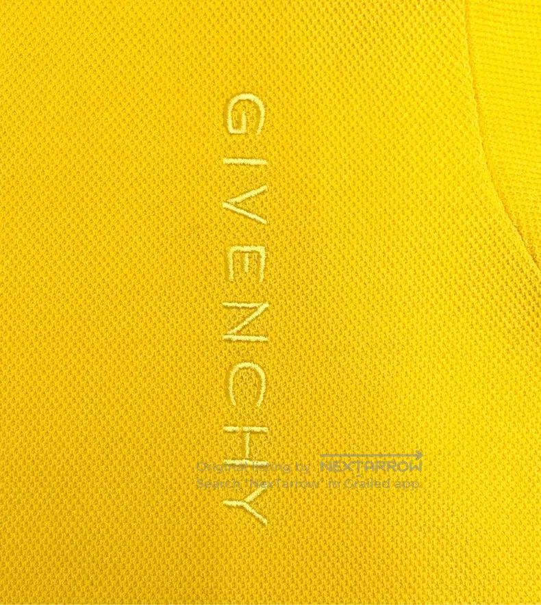 Givenchy Givenchy Lemon Yellow Embroidered Letter 4G Logo Button Kn Size US M / EU 48-50 / 2 - 4 Thumbnail