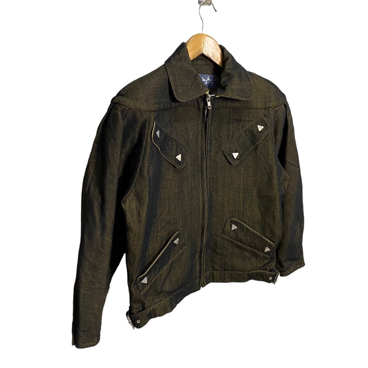 Thierry Mugler Thierry Mugler 80s denim triagle metal button Size US M / EU 48-50 / 2 - 2 Thumbnail