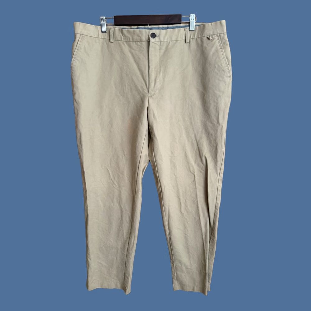 Joseph Abboud Joseph Abboud Men’s Beige Stretch Chino Pants Classic 42x32 Kahki Size US 42 / EU 58 - 1 Thumbnail