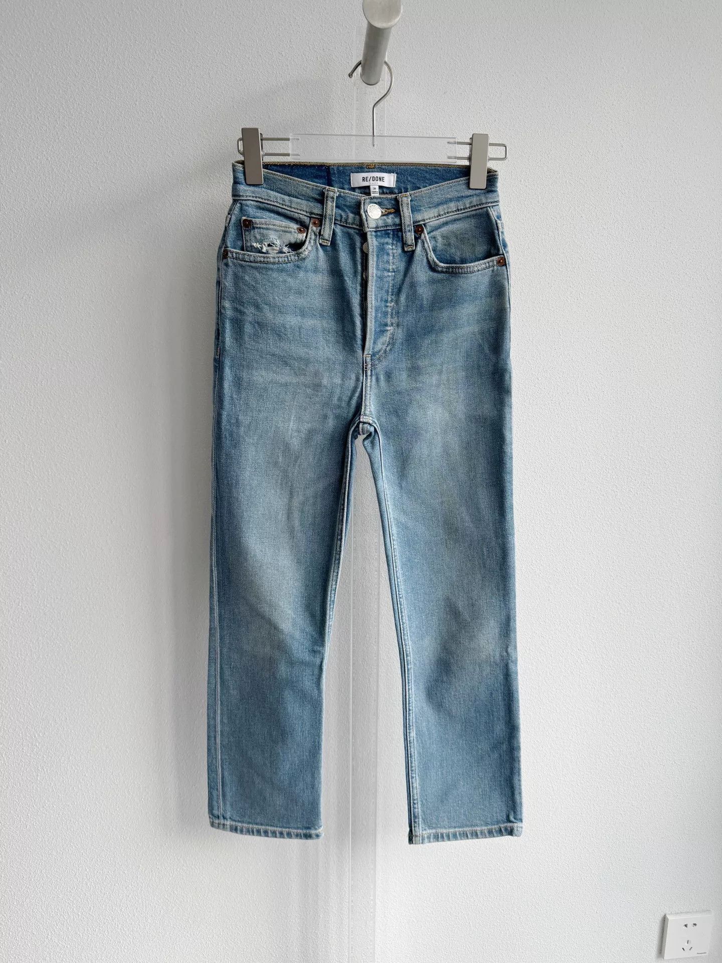 RE/DONE RE/DONE Slim Fit Denim Pants Size 24" / US 00 / IT 34 - 1 Thumbnail
