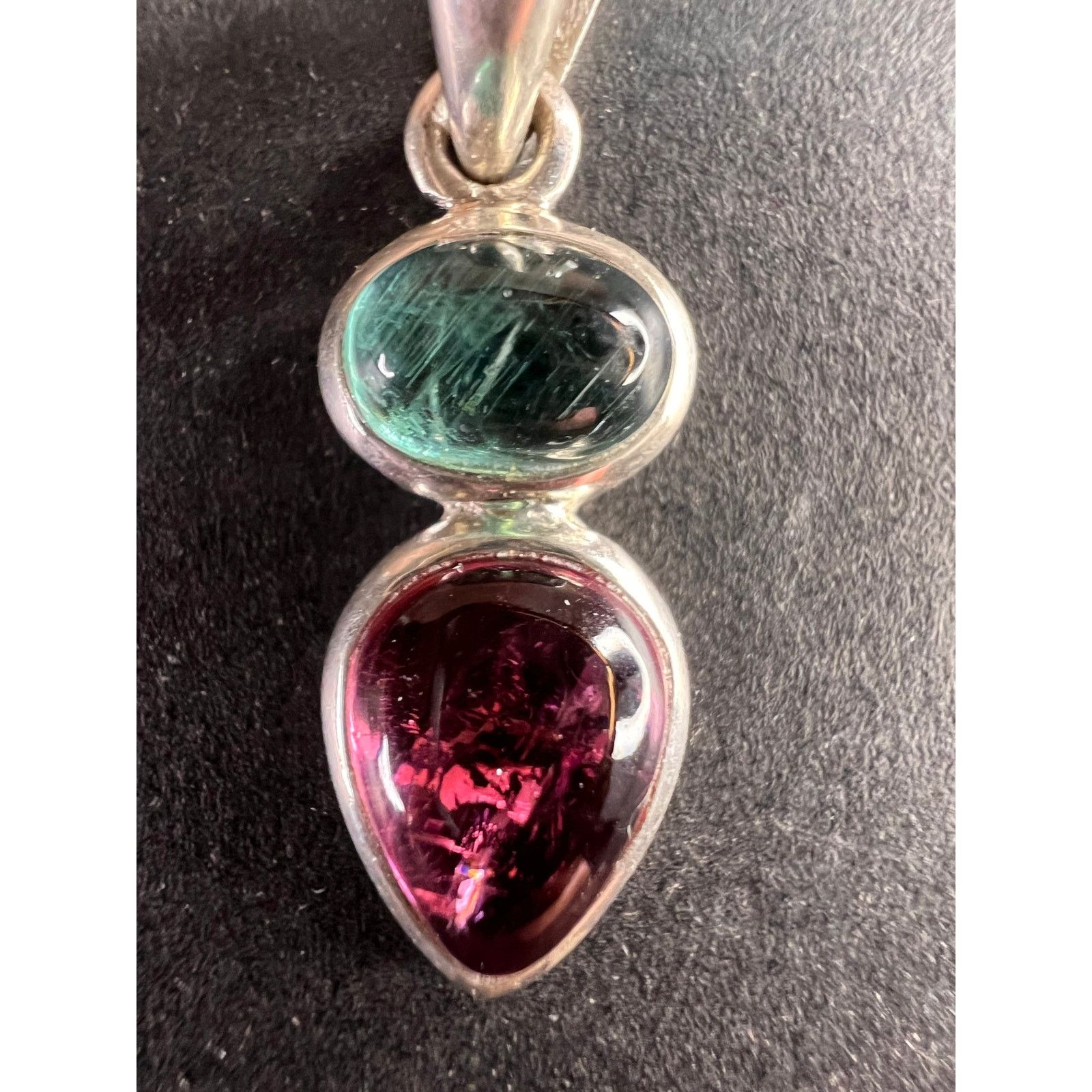 Other NEW indicolite and pink tourmaline 925 pendant 2.08 grams Size ONE SIZE - 2 Thumbnail