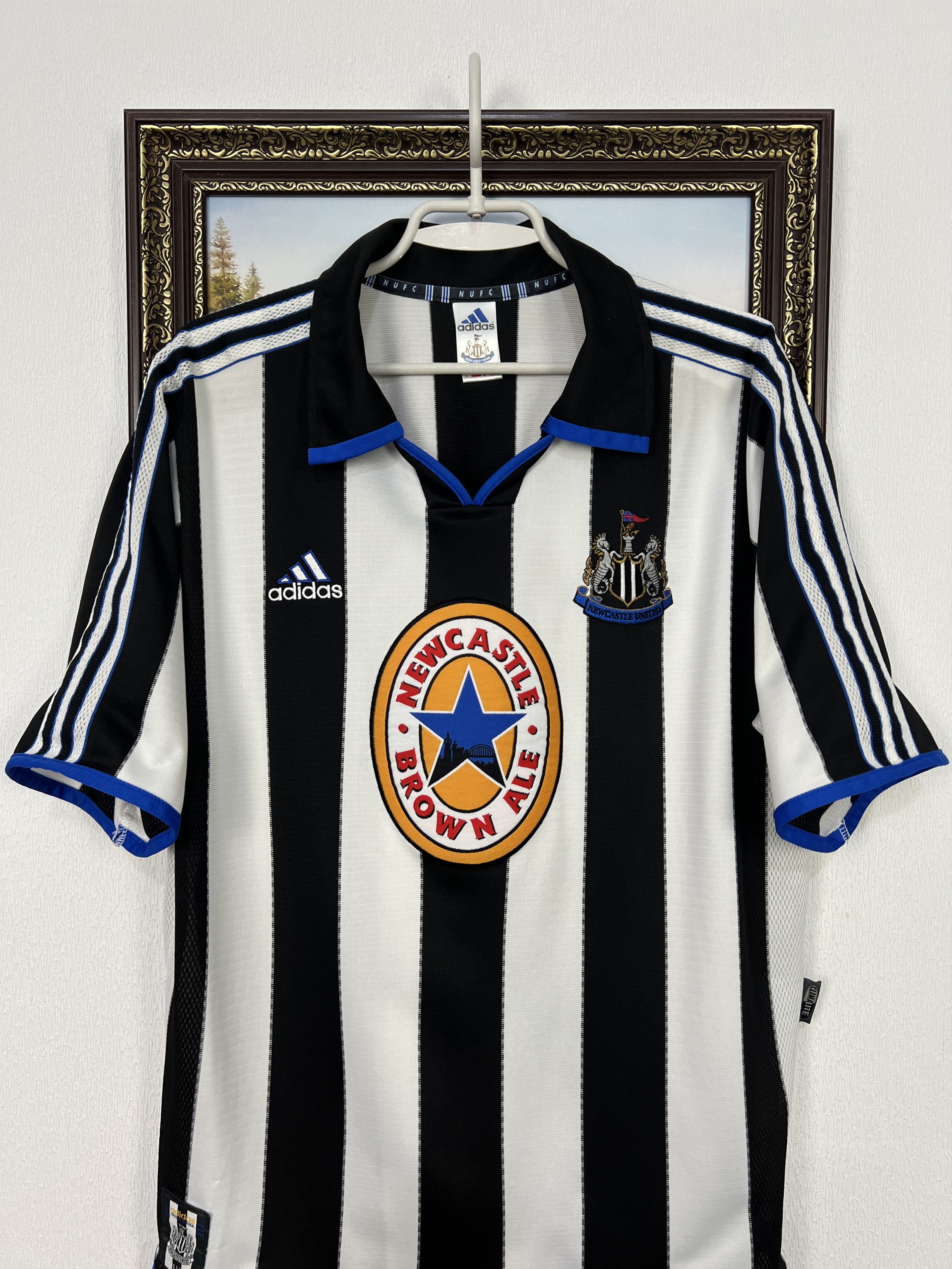 Adidas Newcastle Home football shirt 1999 Soccer Adidas Jersey Size US L / EU 52-54 / 3 - 2 Thumbnail