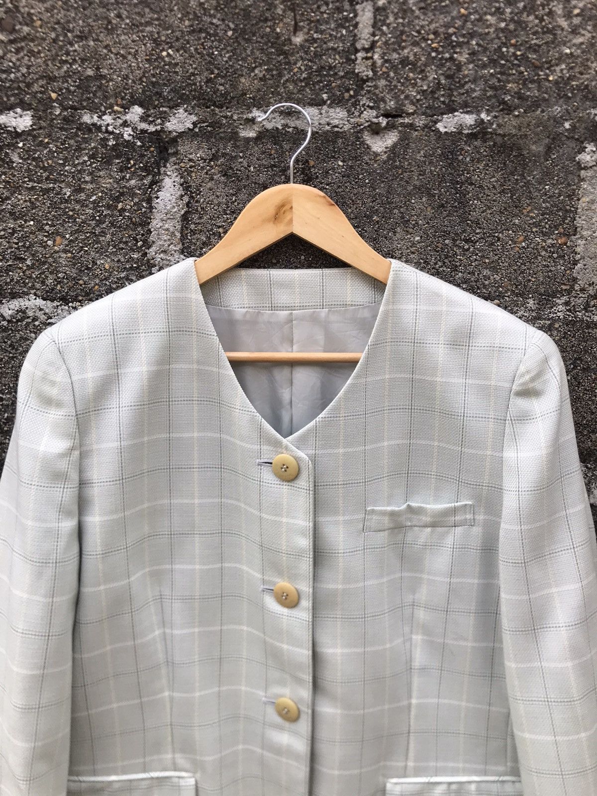Burberry × Vintage 💥Vintage Burberrys Coat Collarless Size M / US 6-8 / IT 42-44 - 4 Thumbnail