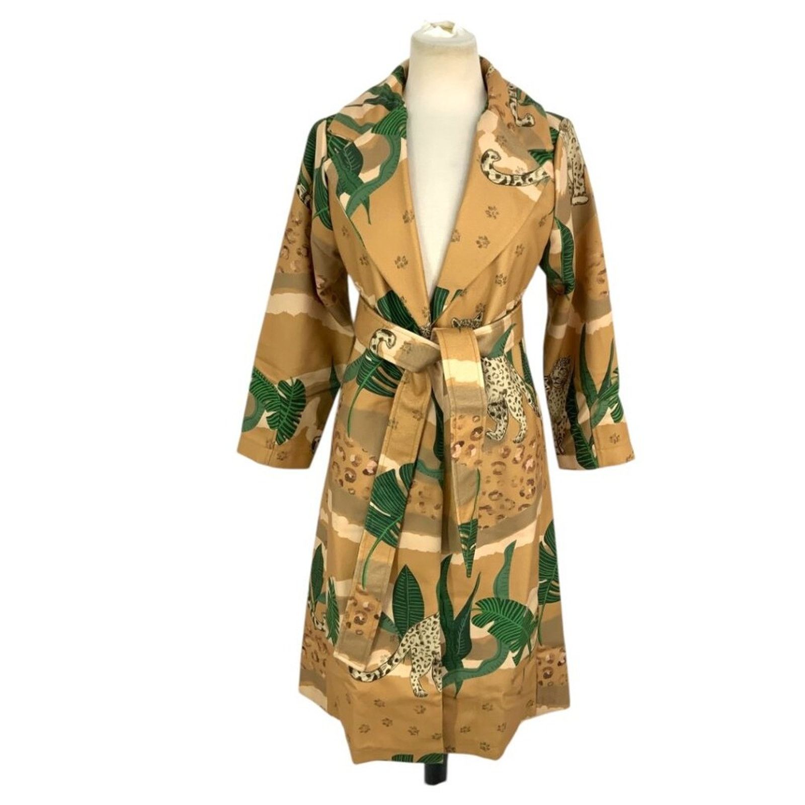 Other Las Surenas Jungle D'Amour Coat Camel Large NWT $600 MSRP Size L / US 10 / IT 46 - 2 Thumbnail